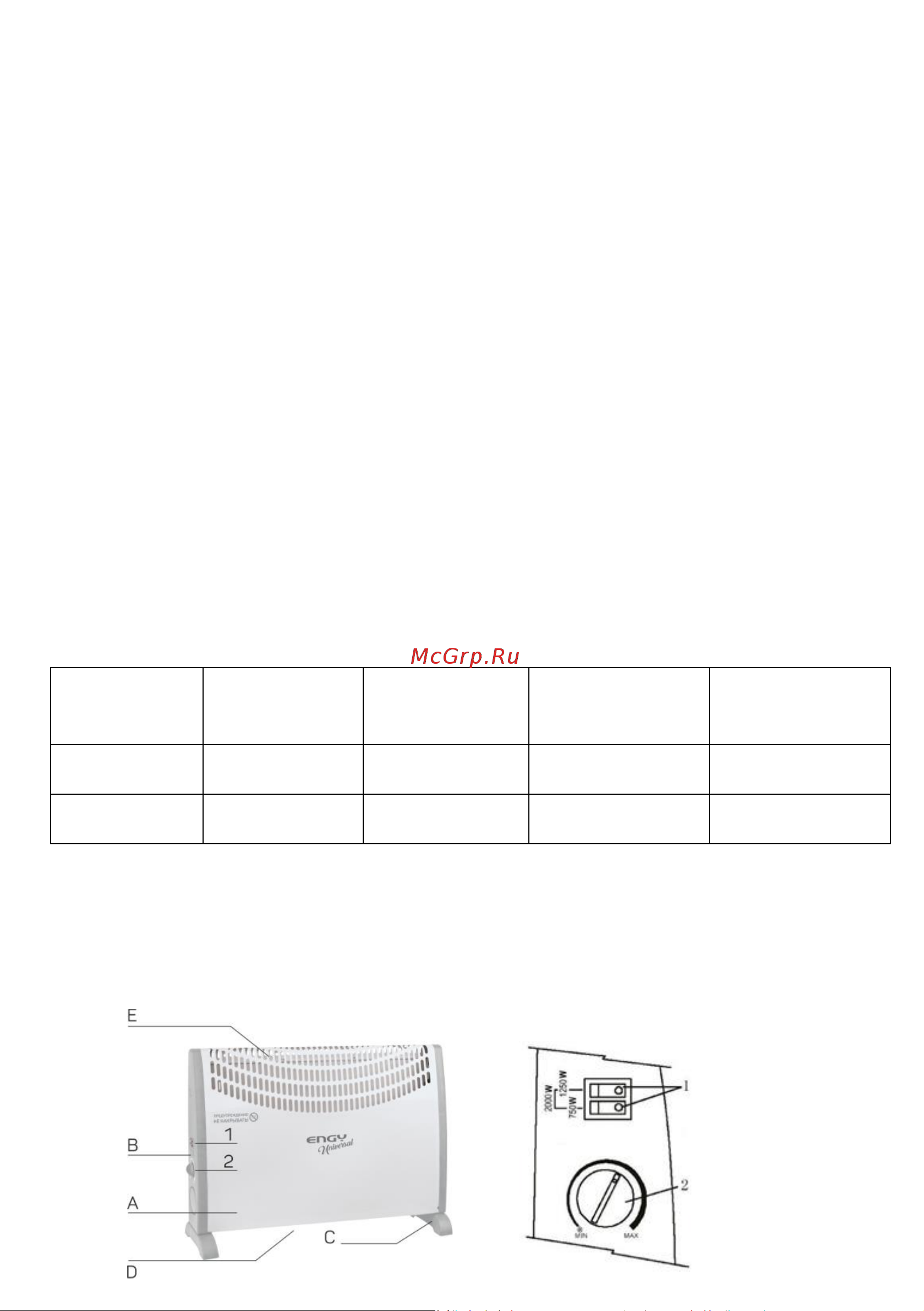 Engy EN-1500 Universal 005599 Инструкция онлайн [2/9] 816644