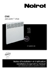 Noirot CNX, 1000W EXH1183FJFS 64950508 Инструкция по эксплуатации