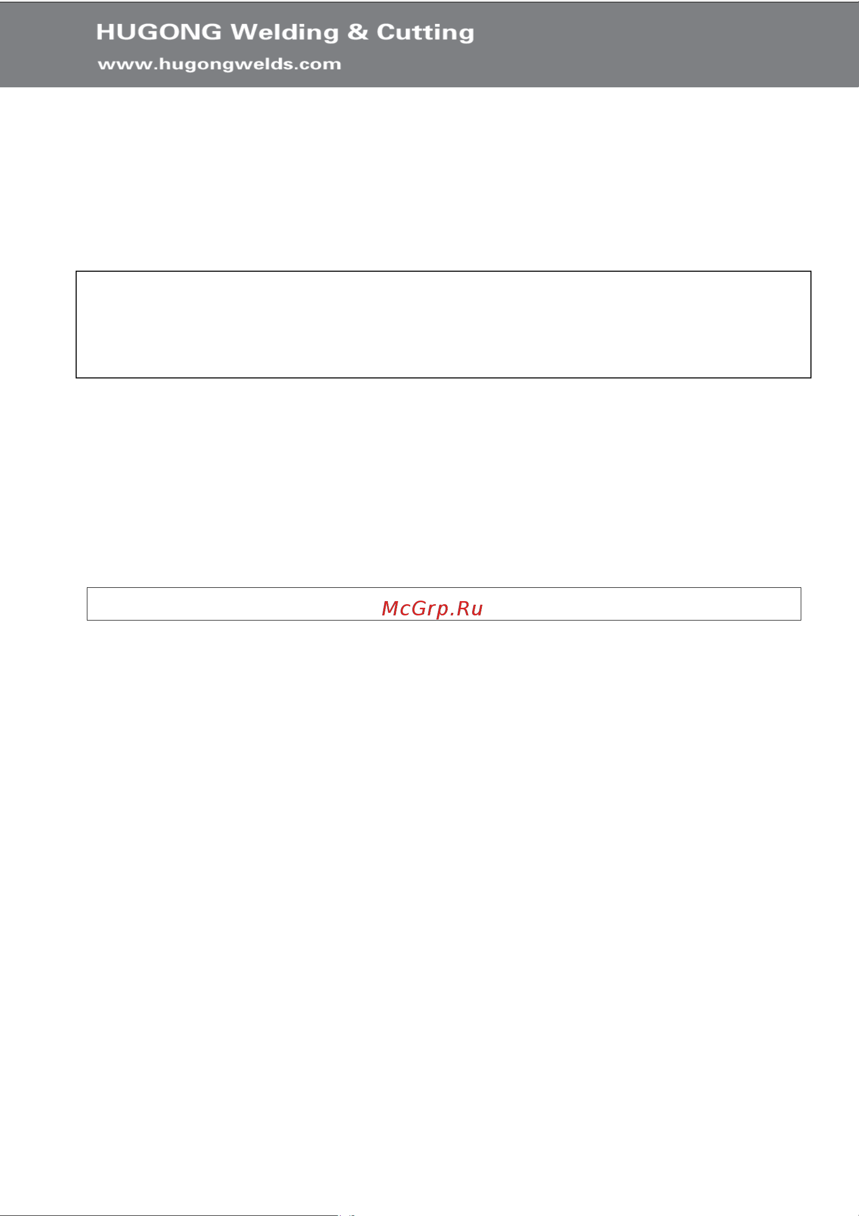 Hugong INVERCUT 100 III 029644 Инструкция онлайн [2/24] 816778