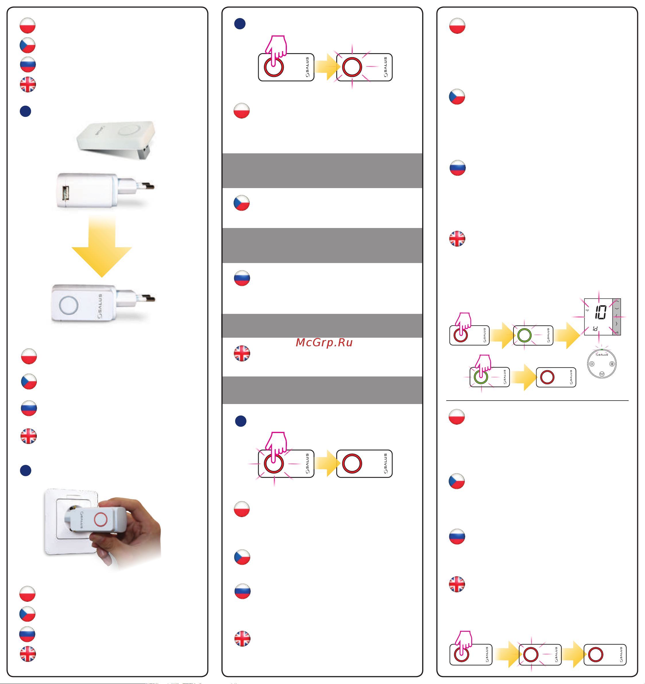Salus Controls CO10RF Инструкция к товару онлайн [2/2] 816785