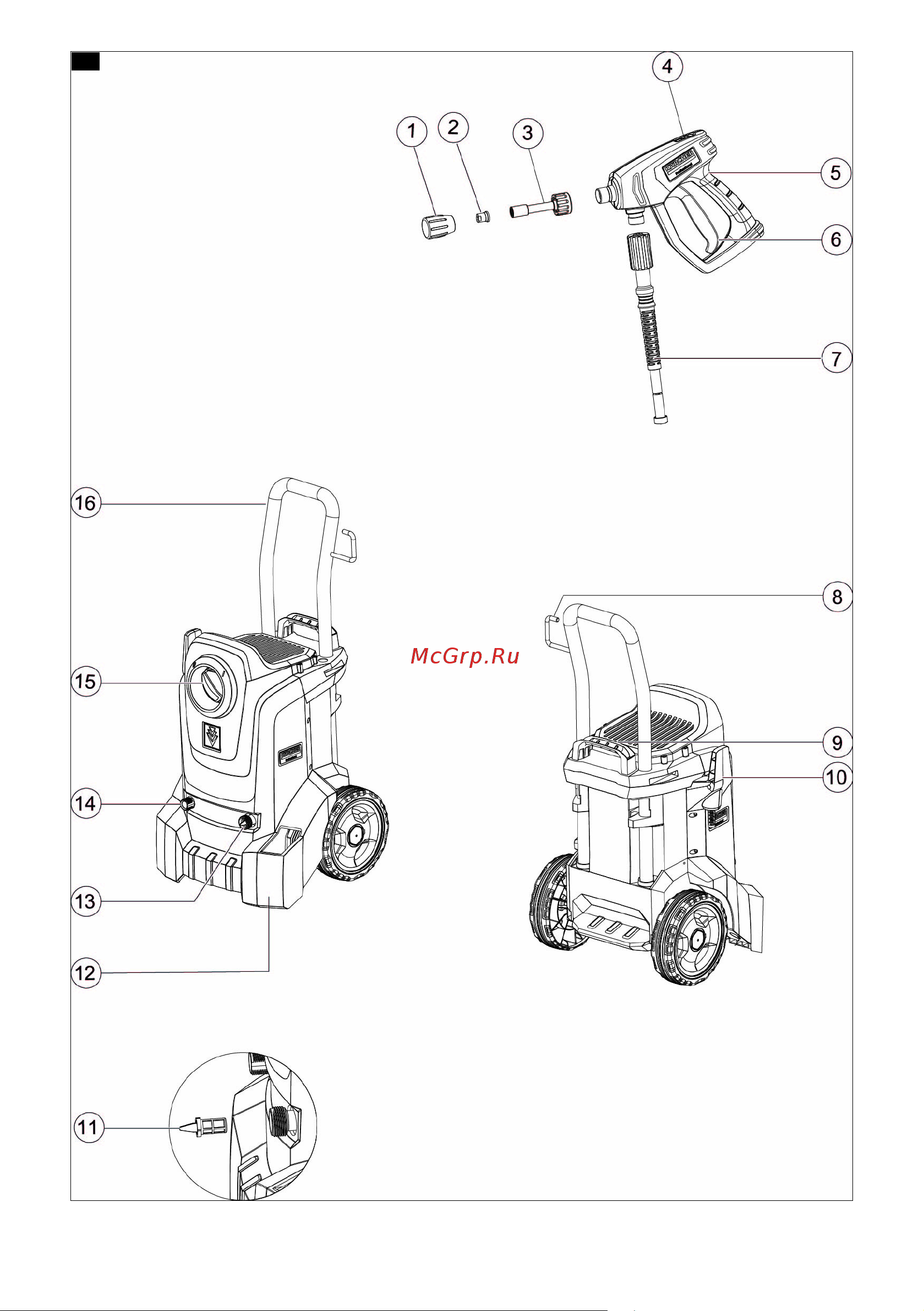 Karcher HD 4/8 Classic KAP 1.520-974.0 Инструкция к товару онлайн [3/58] 870364