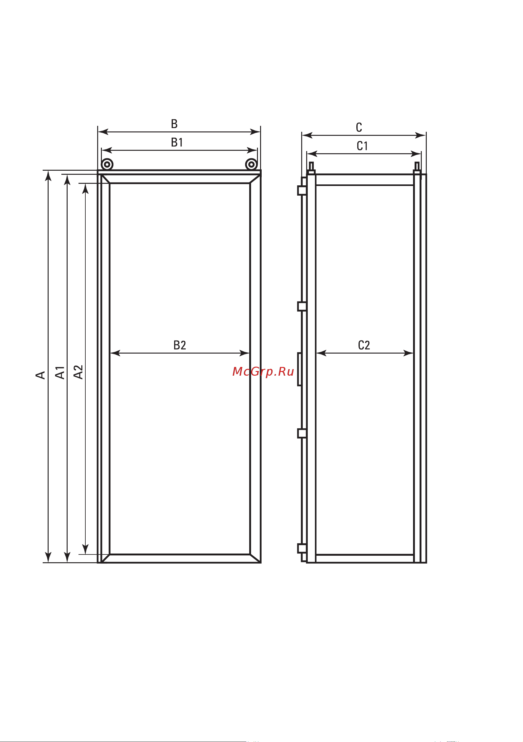 EKF FORT IP54 2000x800x600 PROxima FK2086G Руководство по сборке онлайн [8/10] 816895