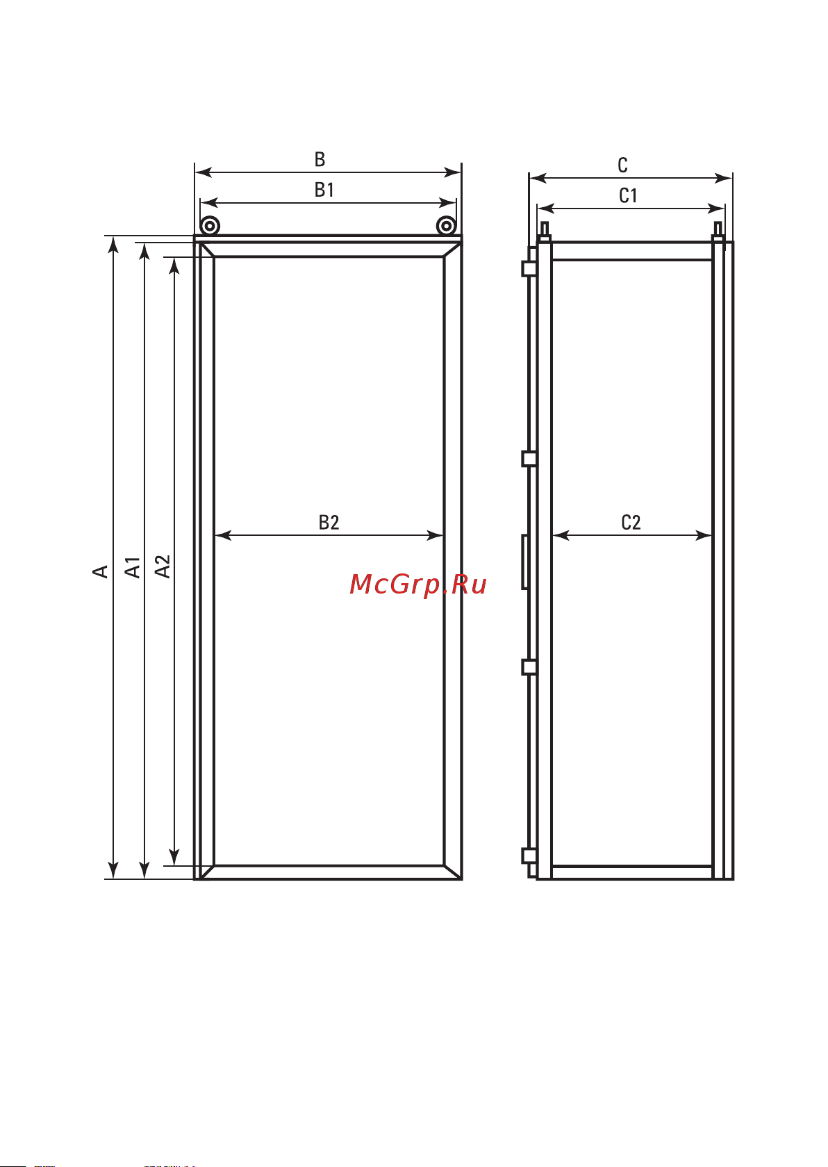 EKF PROxima FORT IP54, 1800x1000x400 FK18104G Инструкция к товару онлайн [4/8] 816901
