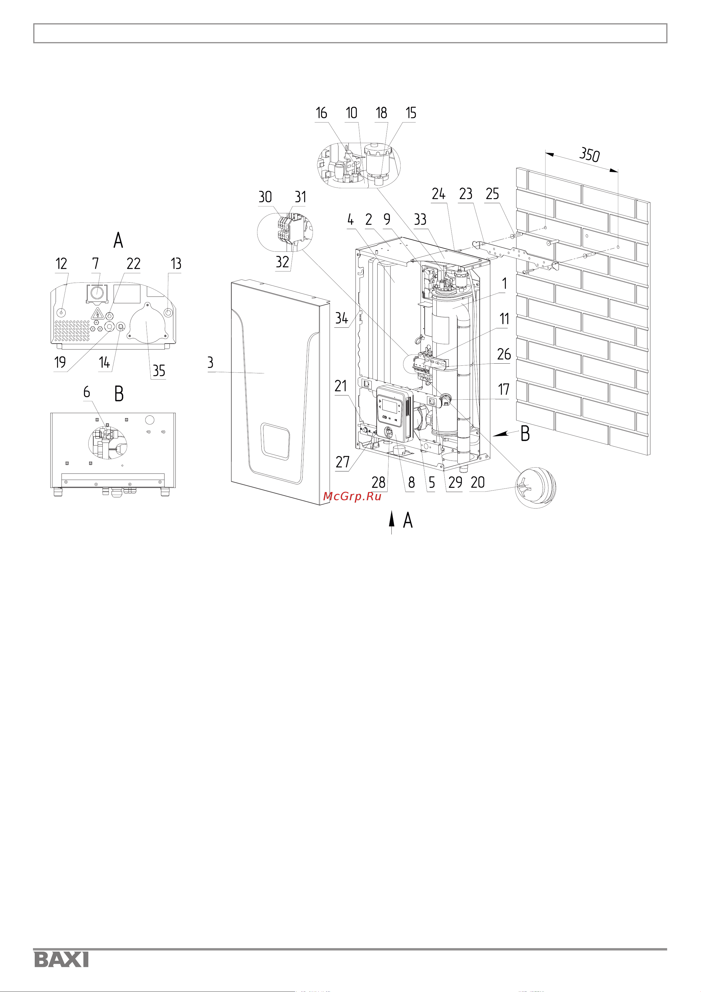 Baxi AMPERA Plus 14 E8403214 Инструкция онлайн [11/88] 817068