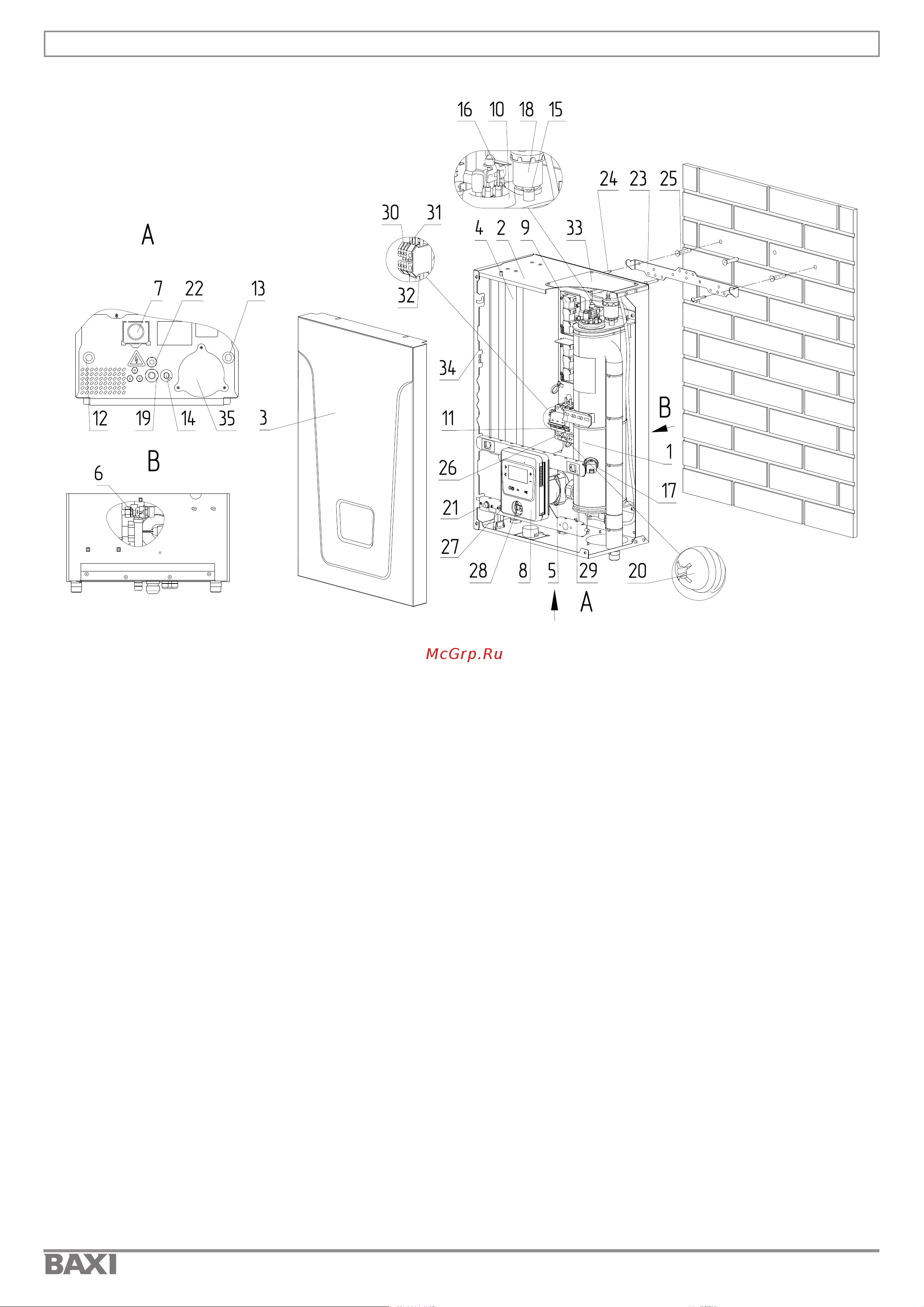 Baxi AMPERA Plus 14 E8403214 Инструкция онлайн [12/88] 817068