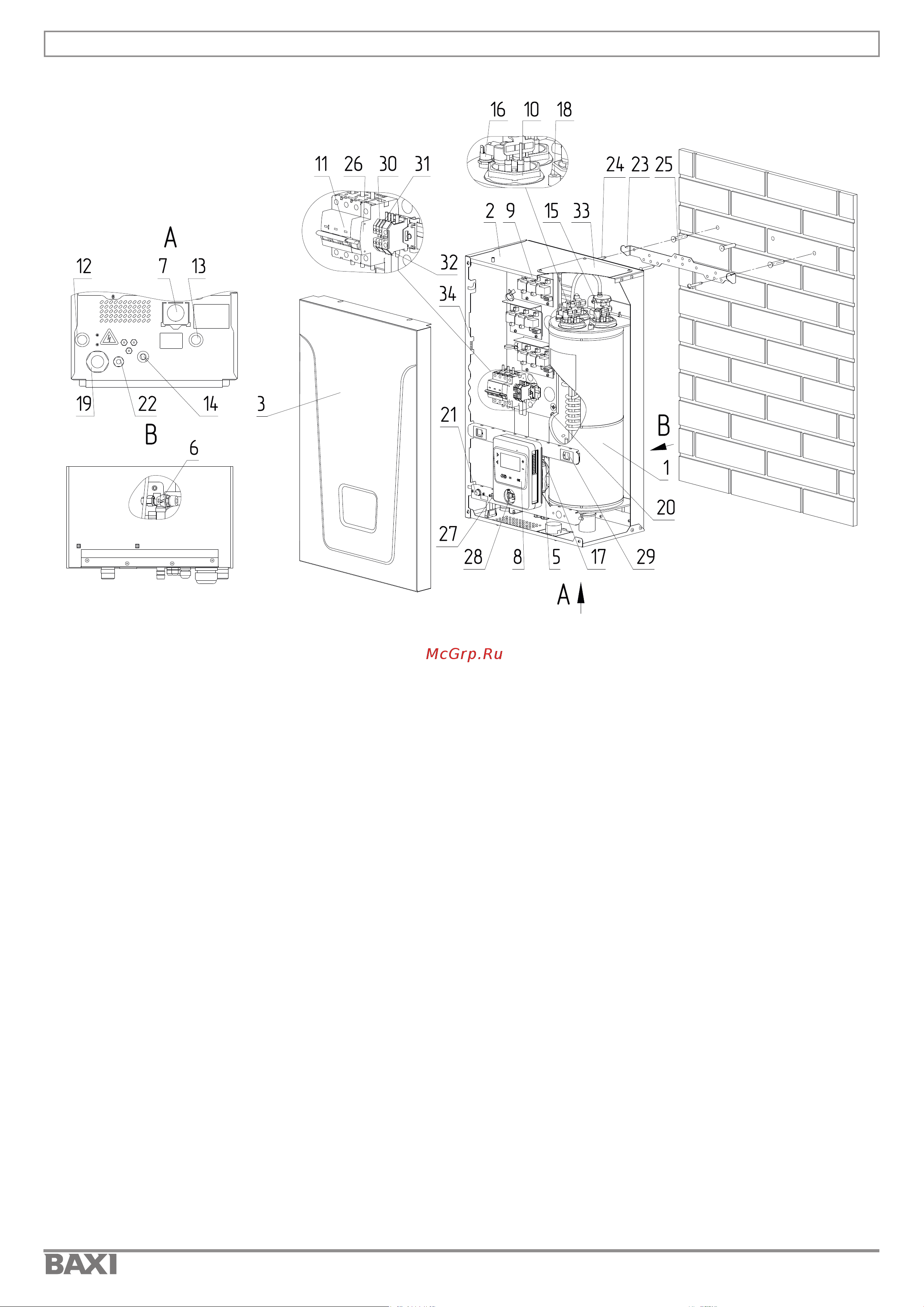 Baxi AMPERA Plus 14 E8403214 Инструкция онлайн [13/88] 817068