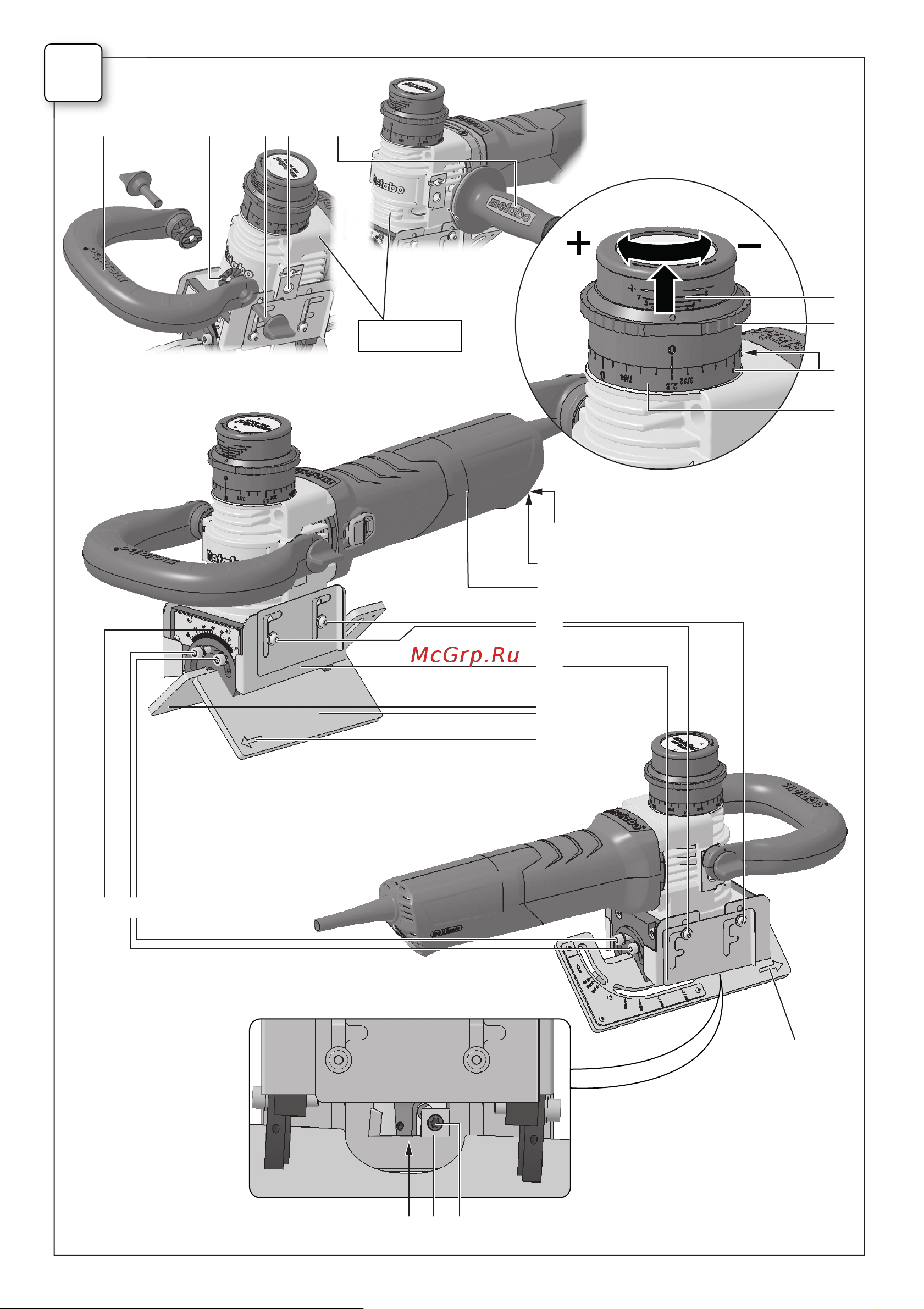 Metabo KFM 15-10 F 601752500 Инструкция к товару онлайн [2/124] 817575