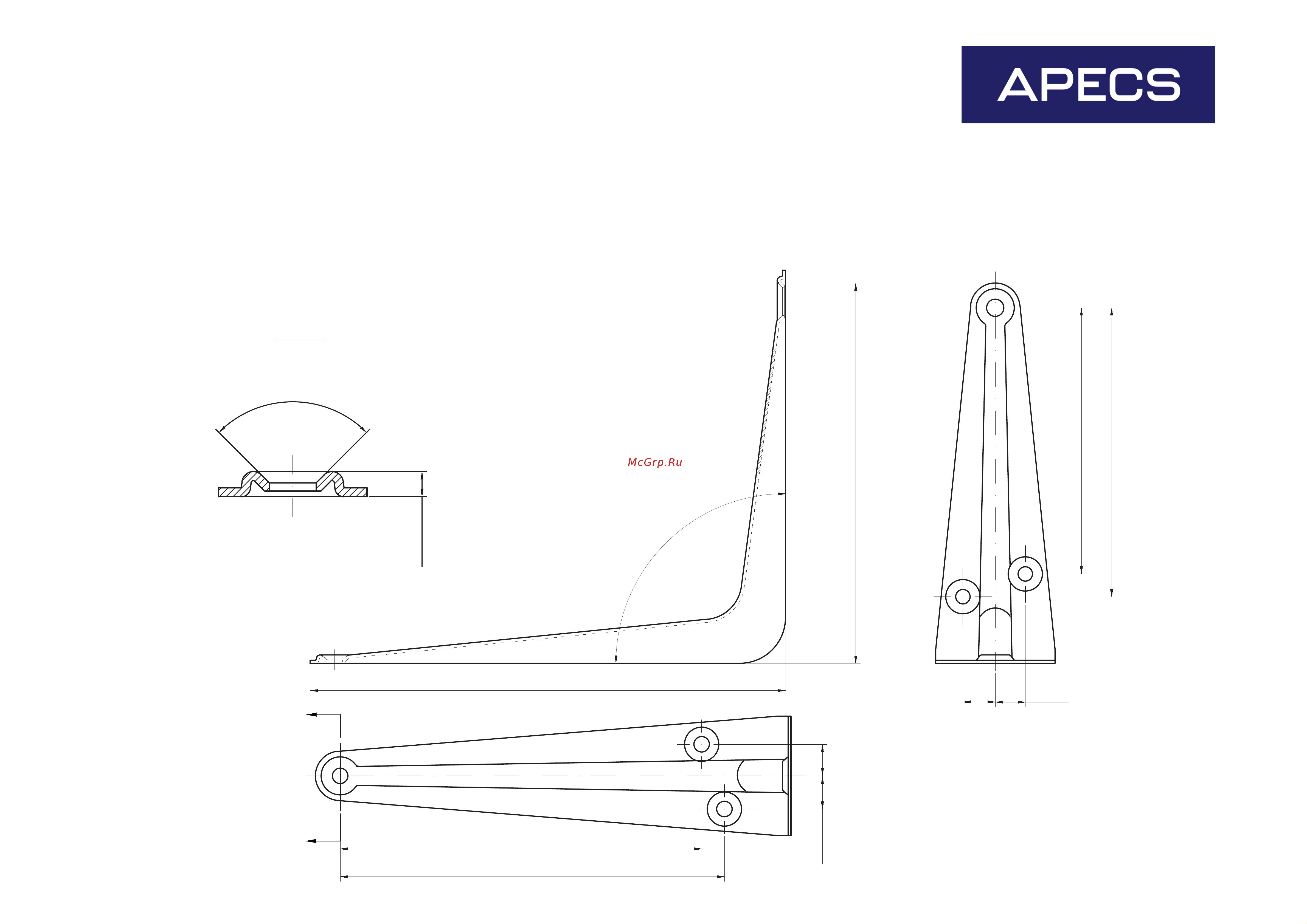Apecs SB-1-125100-BR 16962 Чертёж онлайн
