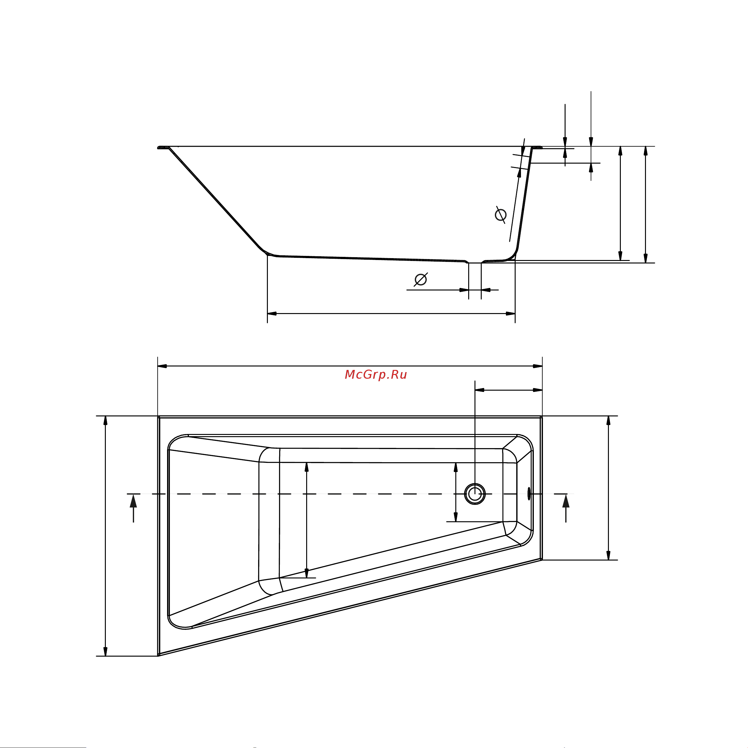 CERSANIT CREA 160x100, левая P-WA-CREA 160-LNL, 00000071472 Схема онлайн