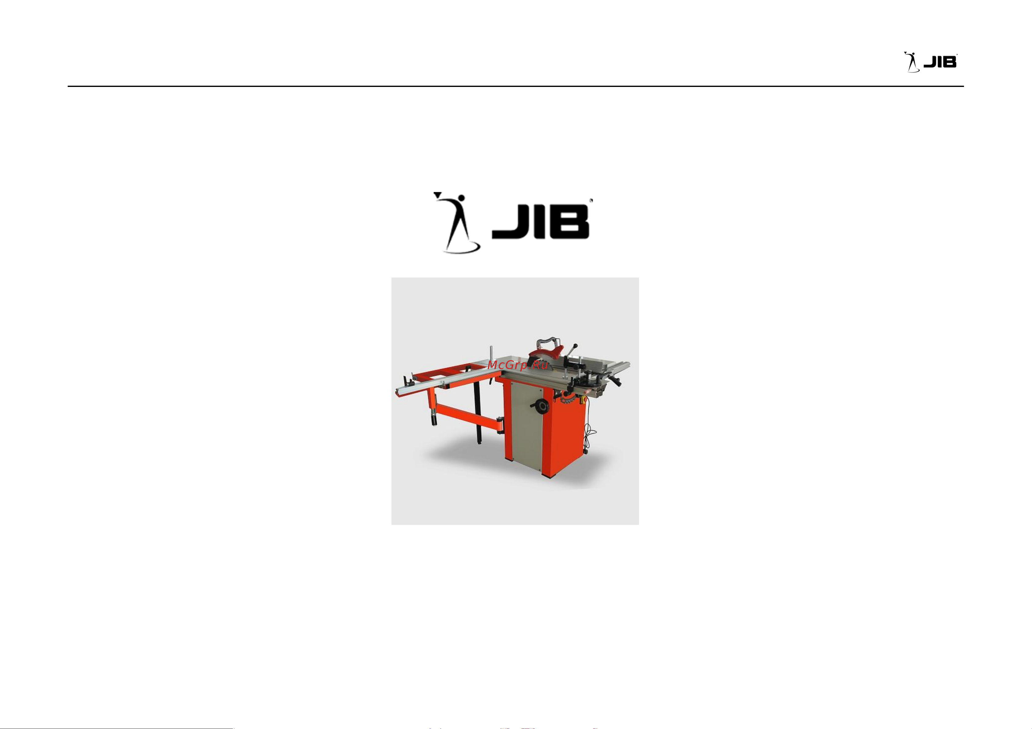 JIB MJ10-1600 2,2 кВт, 230 В 0102020005000 Руководство по эксплуатации круглопильного станка JIB MJ10 1300 онлайн [2/43] 817737