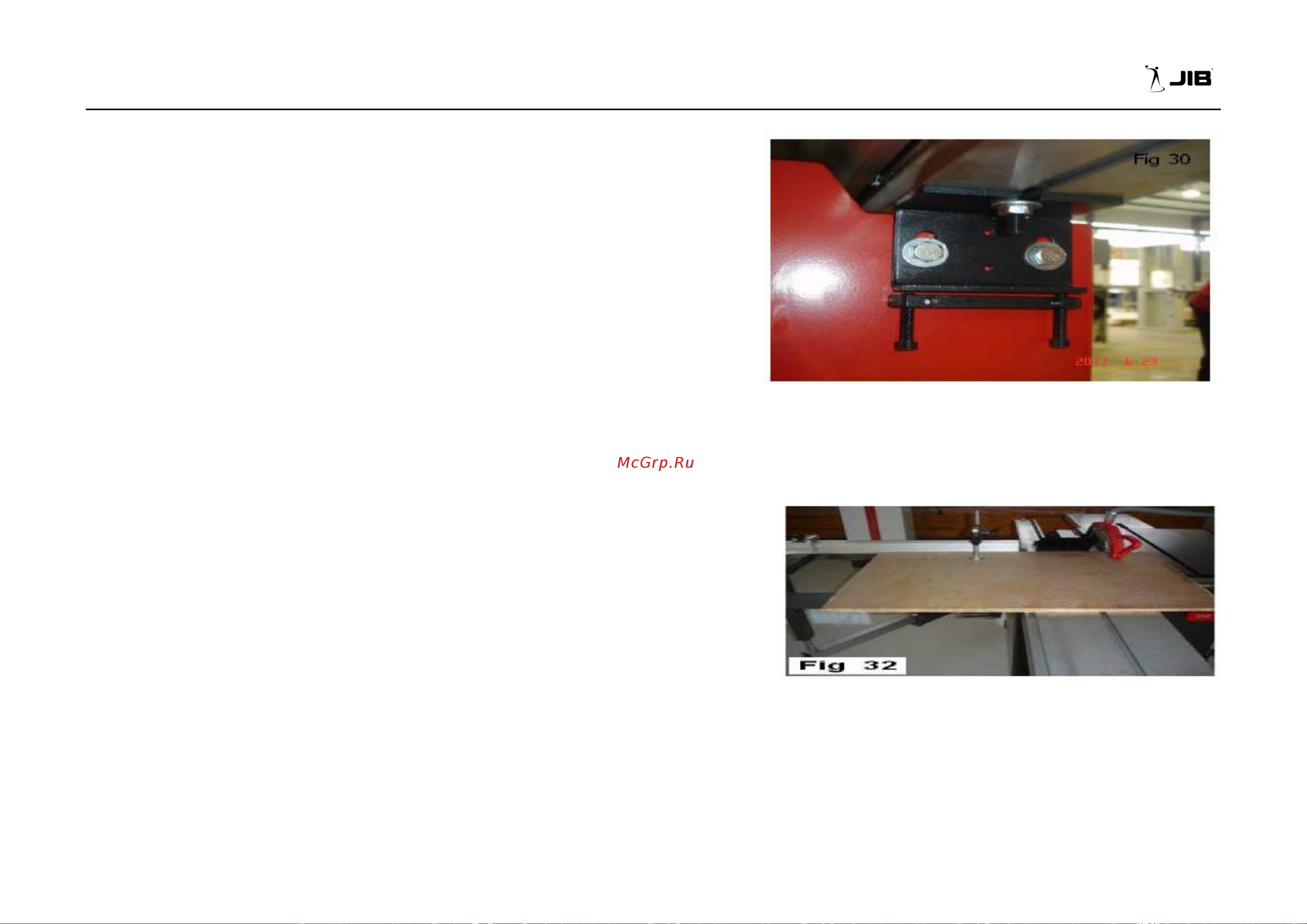 JIB MJ10-1600 2,2 кВт, 230 В 0102020005000 Руководство по эксплуатации круглопильного станка JIB MJ10 1300 онлайн [22/43] 817737