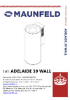 Maunfeld Кухонная вытяжка Adelaide 39 Wall нержавеющая сталь Adelaide 39 Wall Inox Инструкция к товару