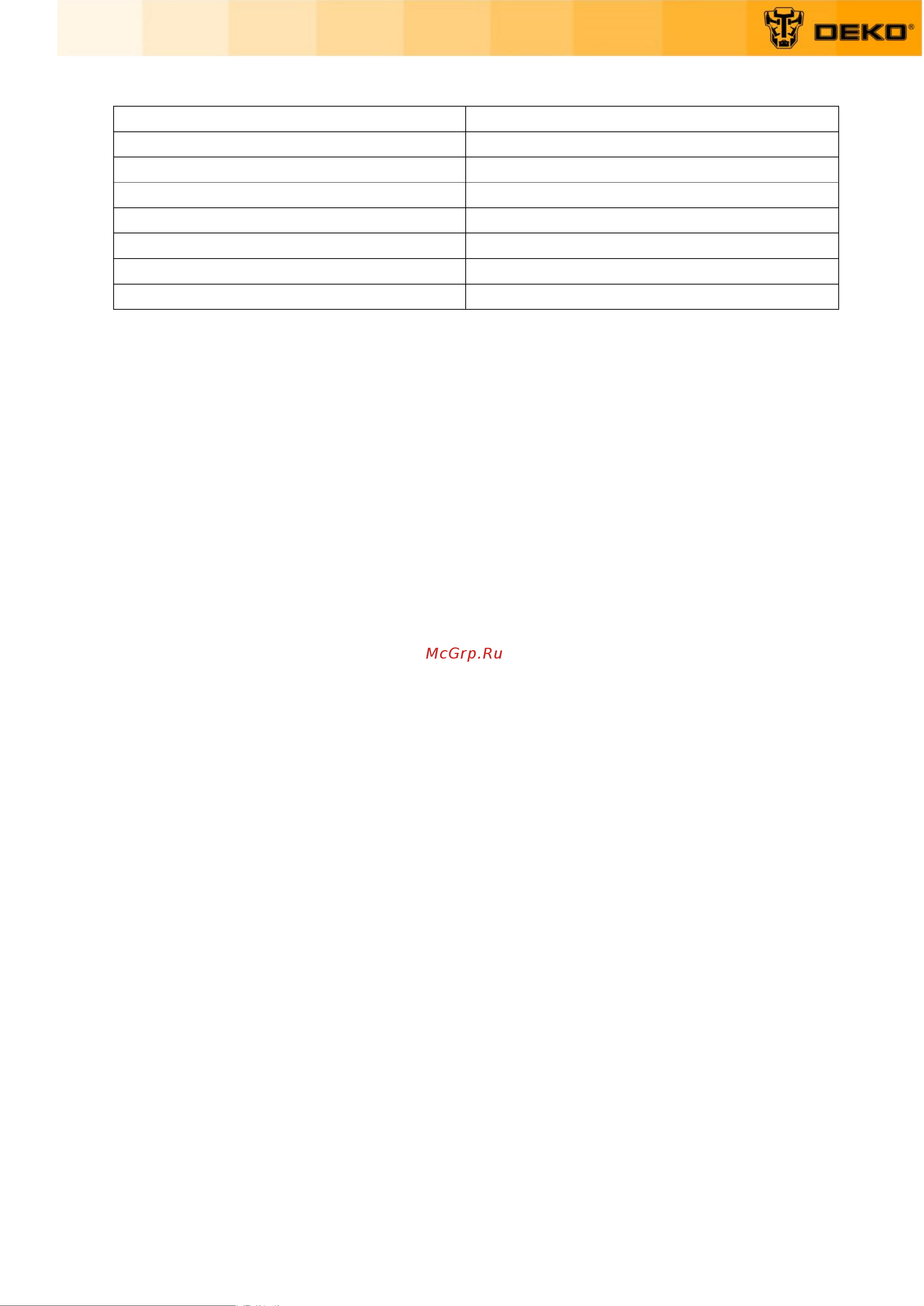 Deko DKET40V, 2x20В, 2x4.0Ач 065-1232 Инструкция по эксплуатации онлайн [4/21] 818264