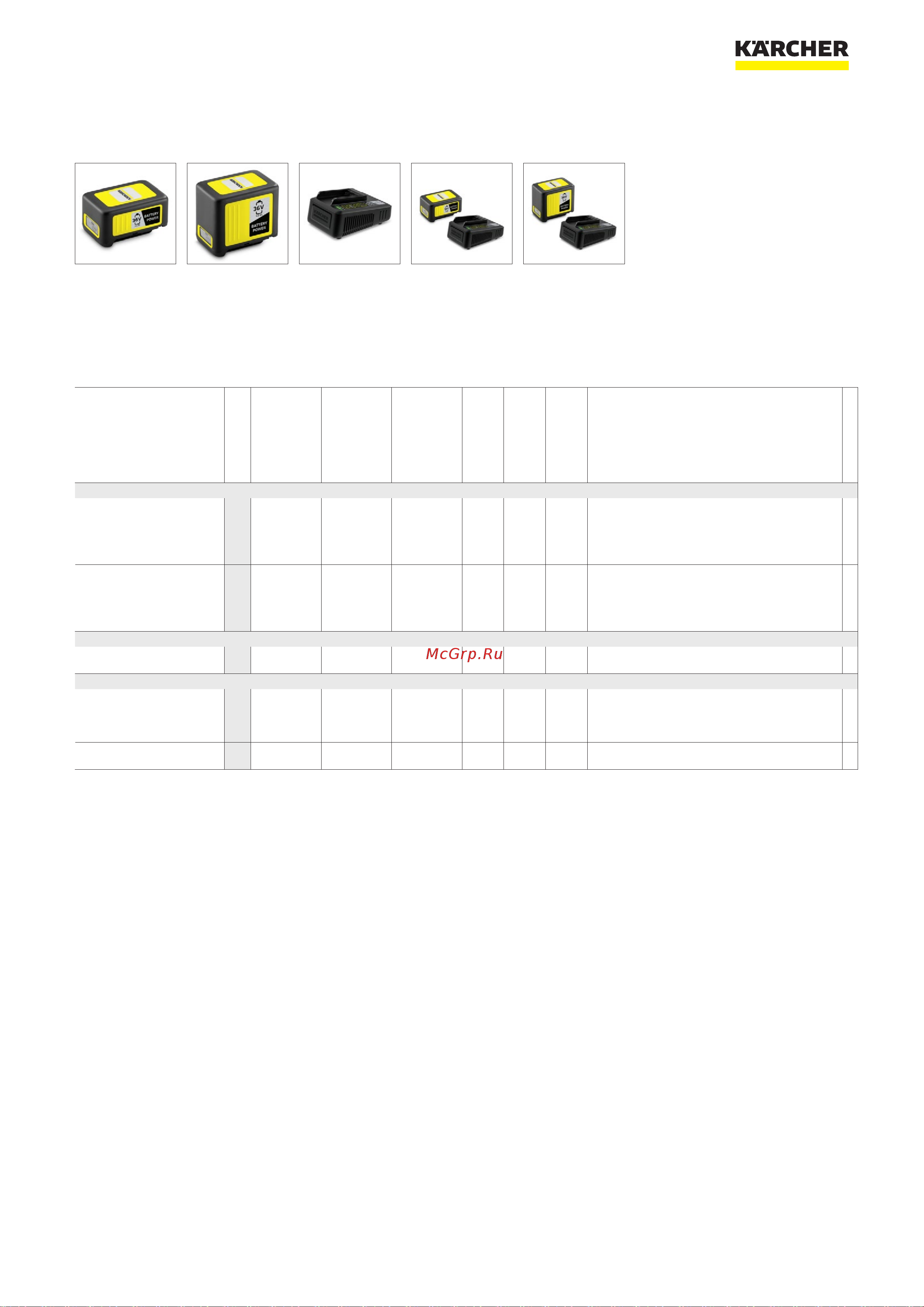 Karcher HGE 36-60 Battery 1.444-251 Брошюра онлайн [3/3] 818369