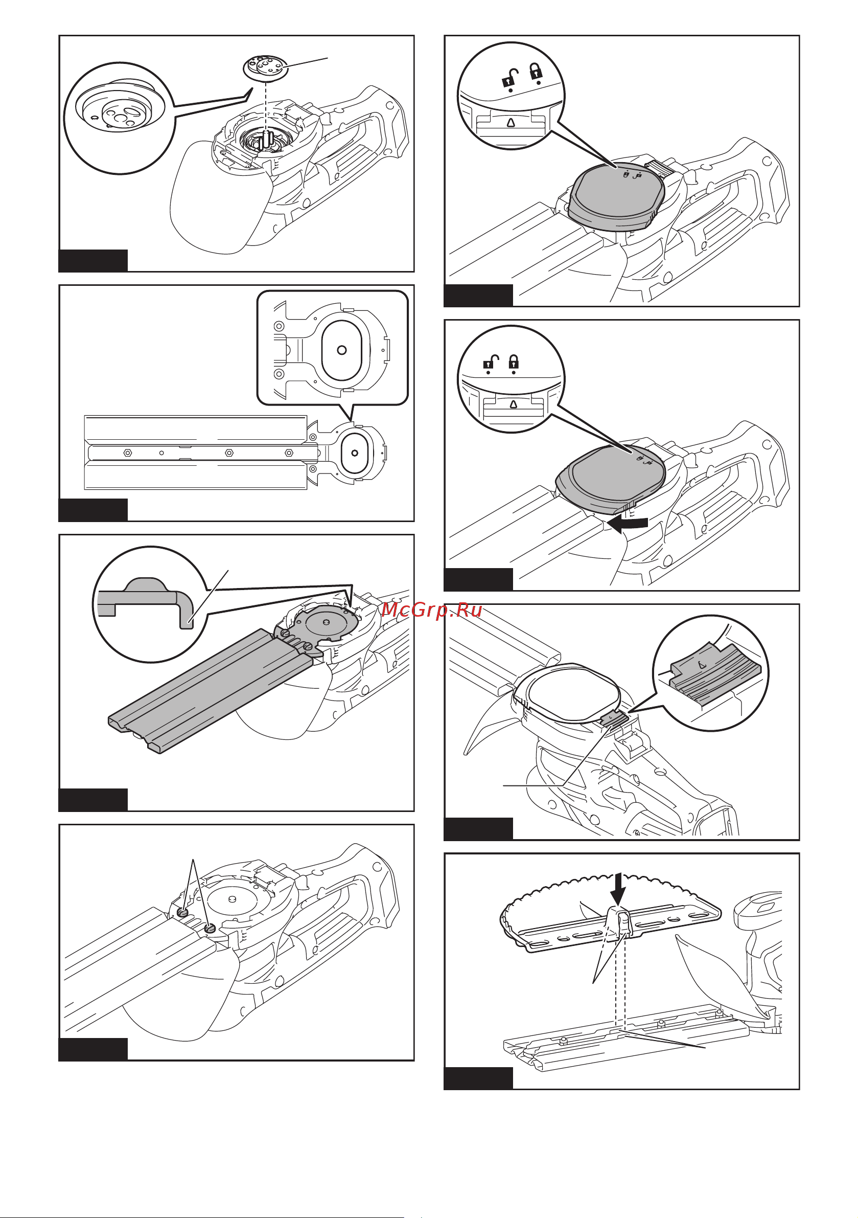 Makita CXT UH201DZ Инструкция к Makita UH201DWA онлайн [6/84] 818372