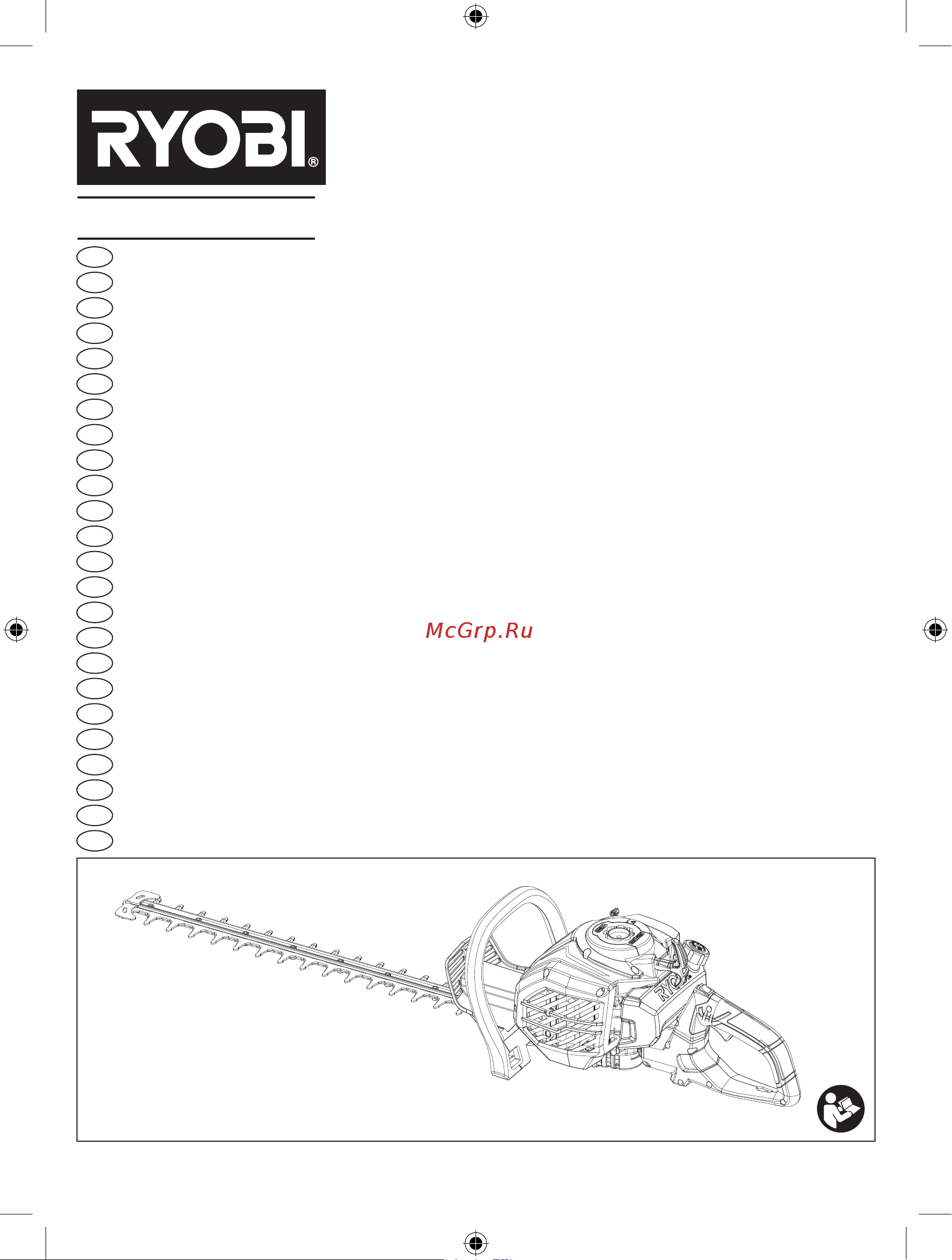 Ryobi RHT25X60RO 5133002549 Инструкция к Ryobi RHT25X60RO онлайн