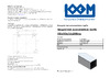 КХЭМ 100x100x3,8x2000 мм AL SQUARE 100-2000 паспорт