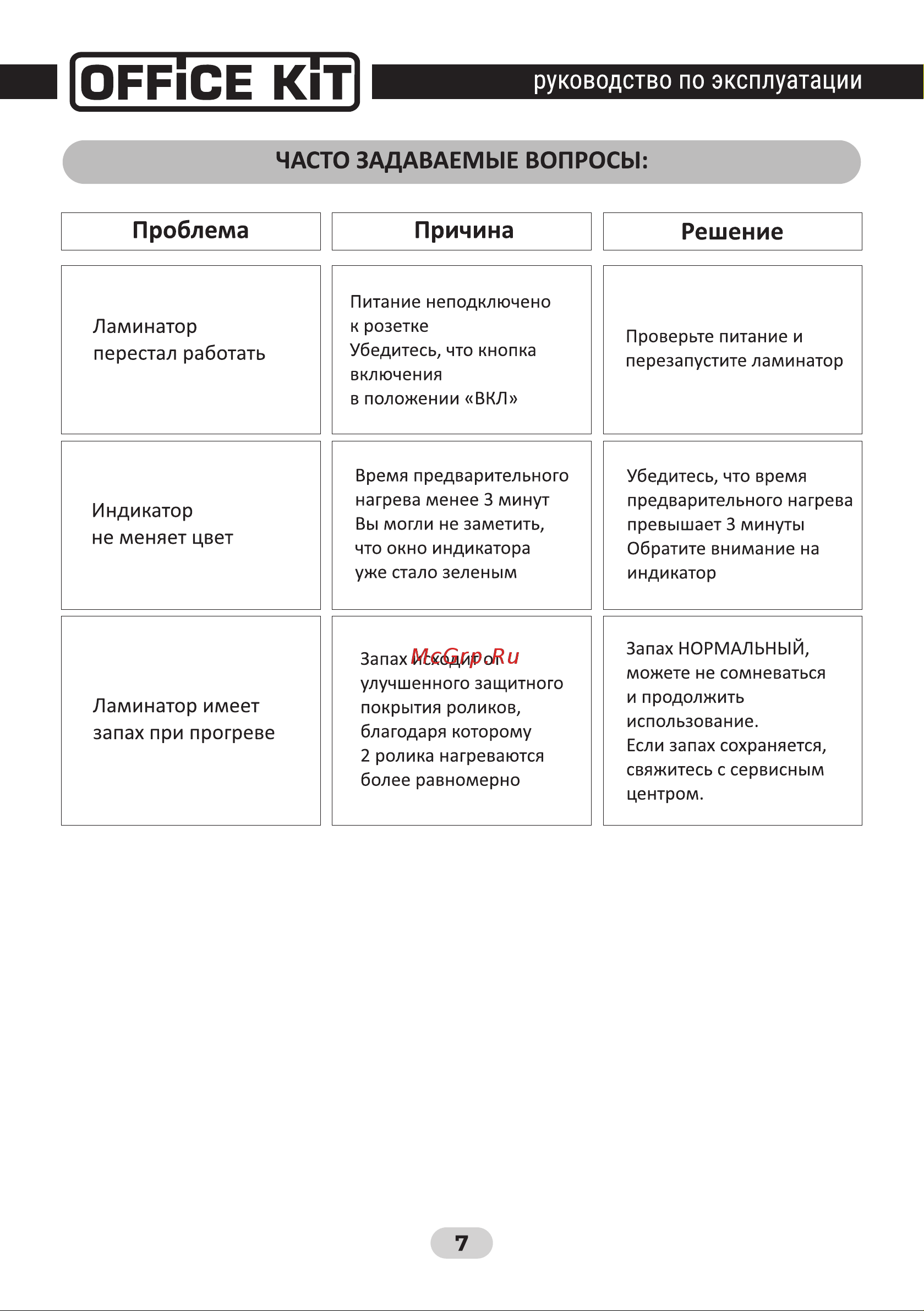 Office Kit обрезчик углов и резак-линейка в комплекте L2307G Инструкция по применению онлайн [7/8] 818540