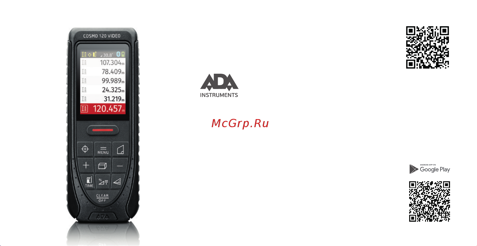Ada Cosmo 120 video с адаптером Leica TA360 А00502_К Инструкция к товару онлайн
