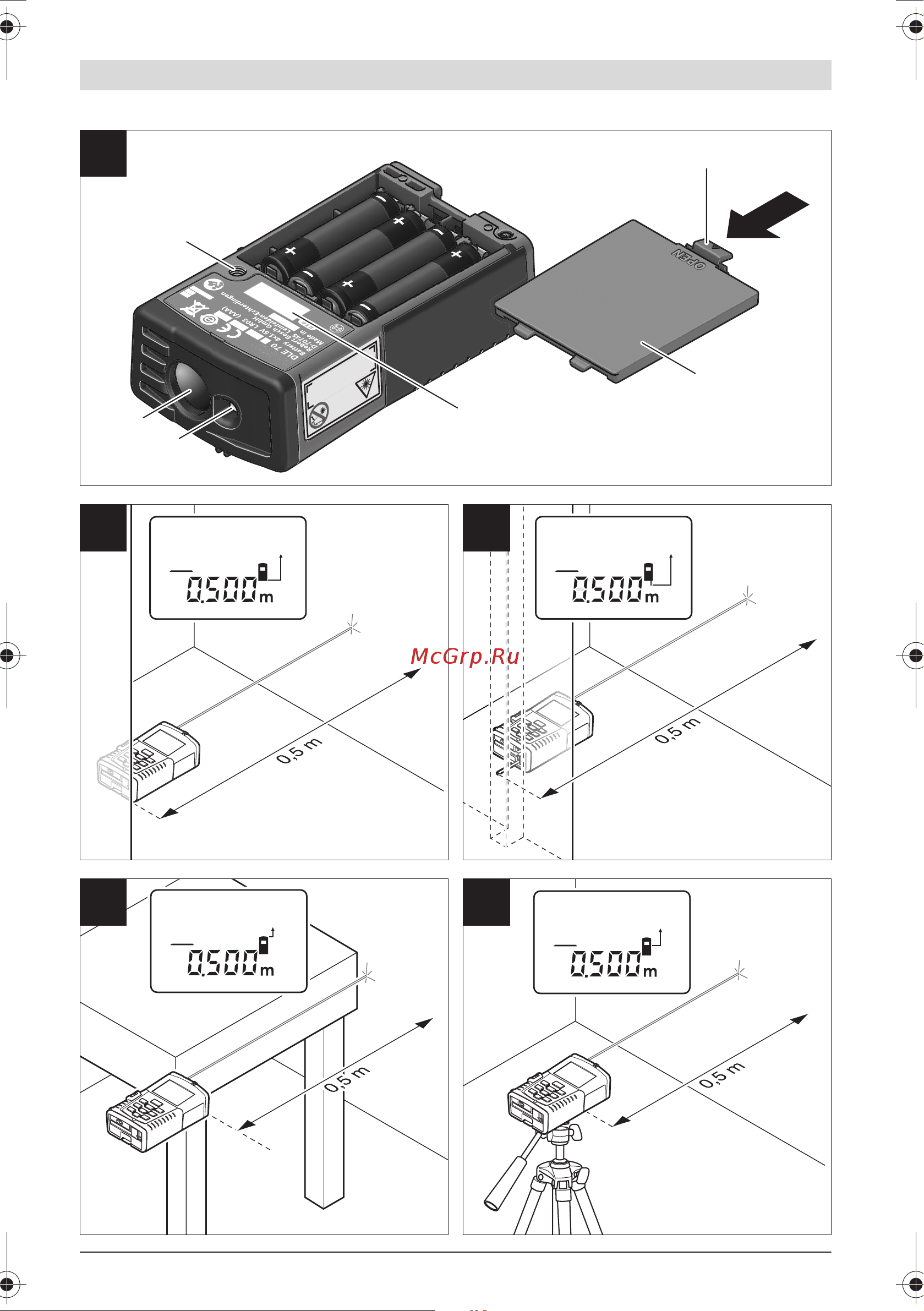 Bosch DLE 70 0.601.016.600 Инструкция к товару онлайн [5/345] 818787