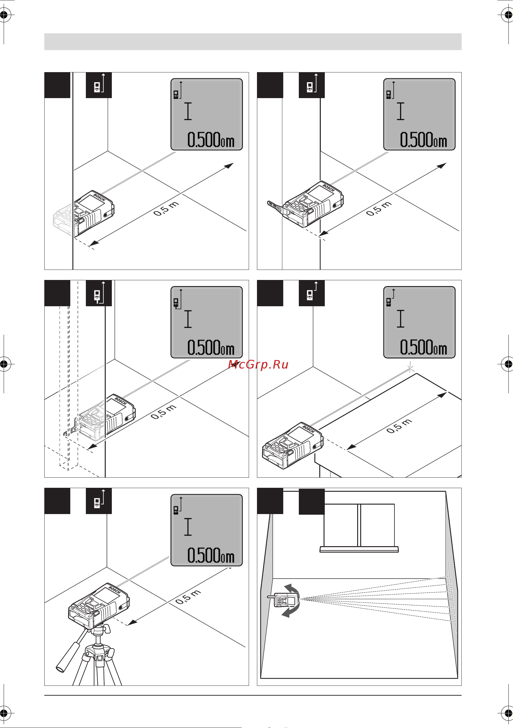 Bosch GLM 150 Prof 0.601.072.000 Инструкция к товару онлайн [5/441] 818789