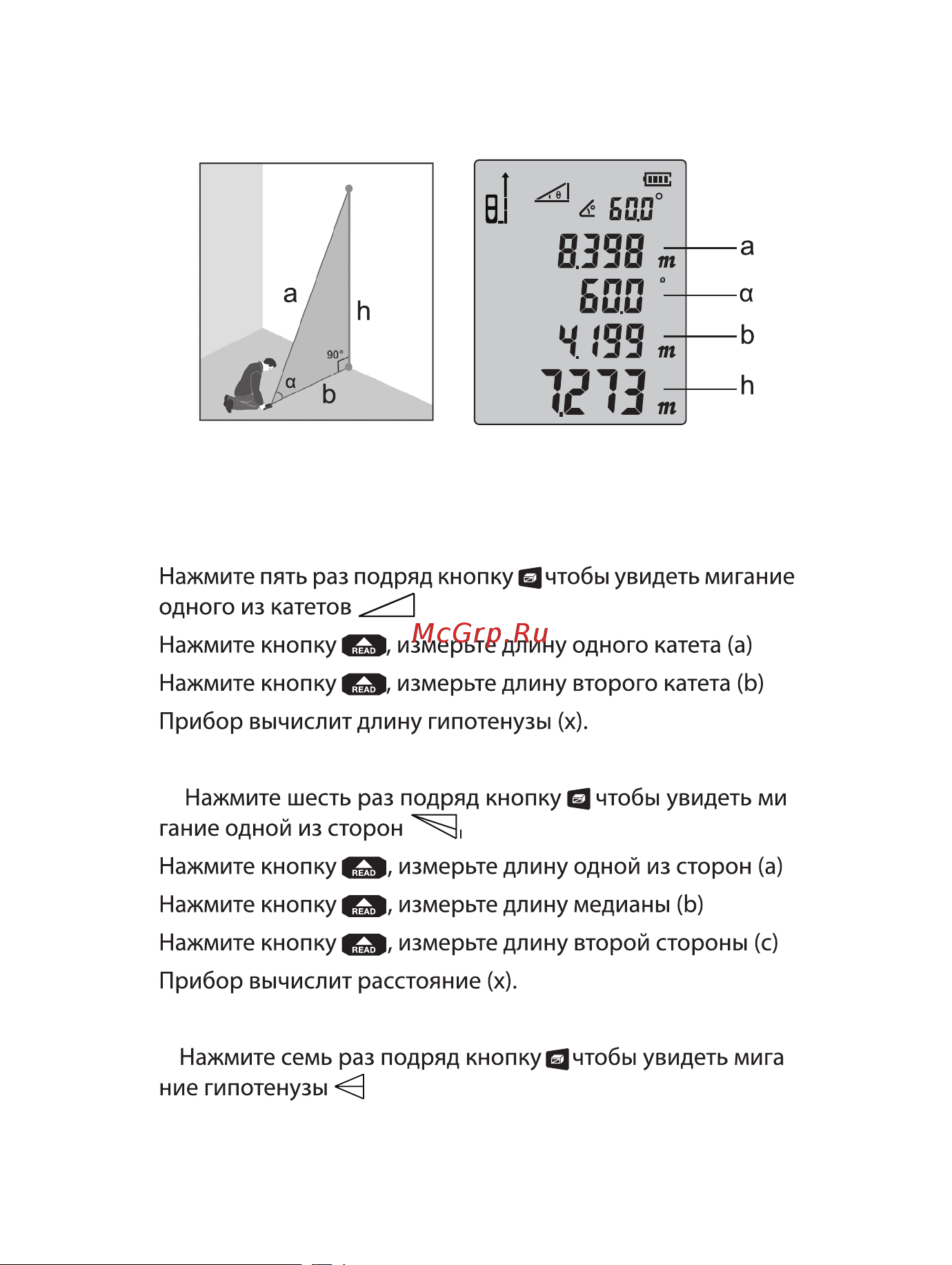 RGK DL100G С ПОВЕРКОЙ 755740 Инструкция к товару онлайн [11/20] 818840