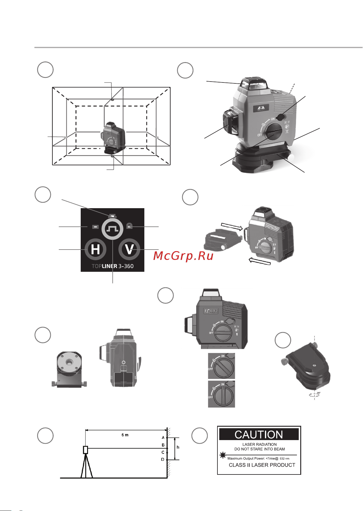 Ada TopLiner 3-360 GREEN А00507 PDF-инструкция онлайн [2/24] 818939