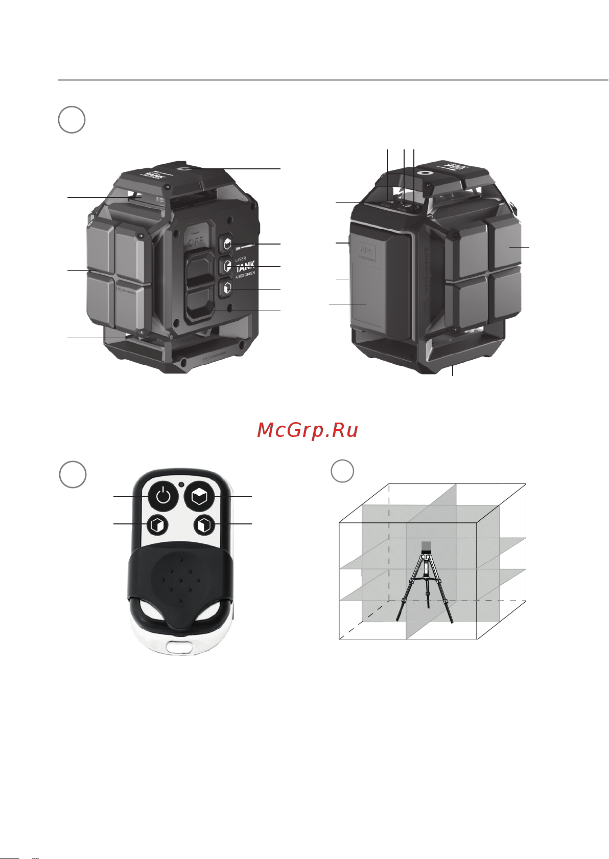 Ada LaserTANK 4-360 GREEN basic edition А00631 PDF-Инструкция онлайн [2/28] 818960