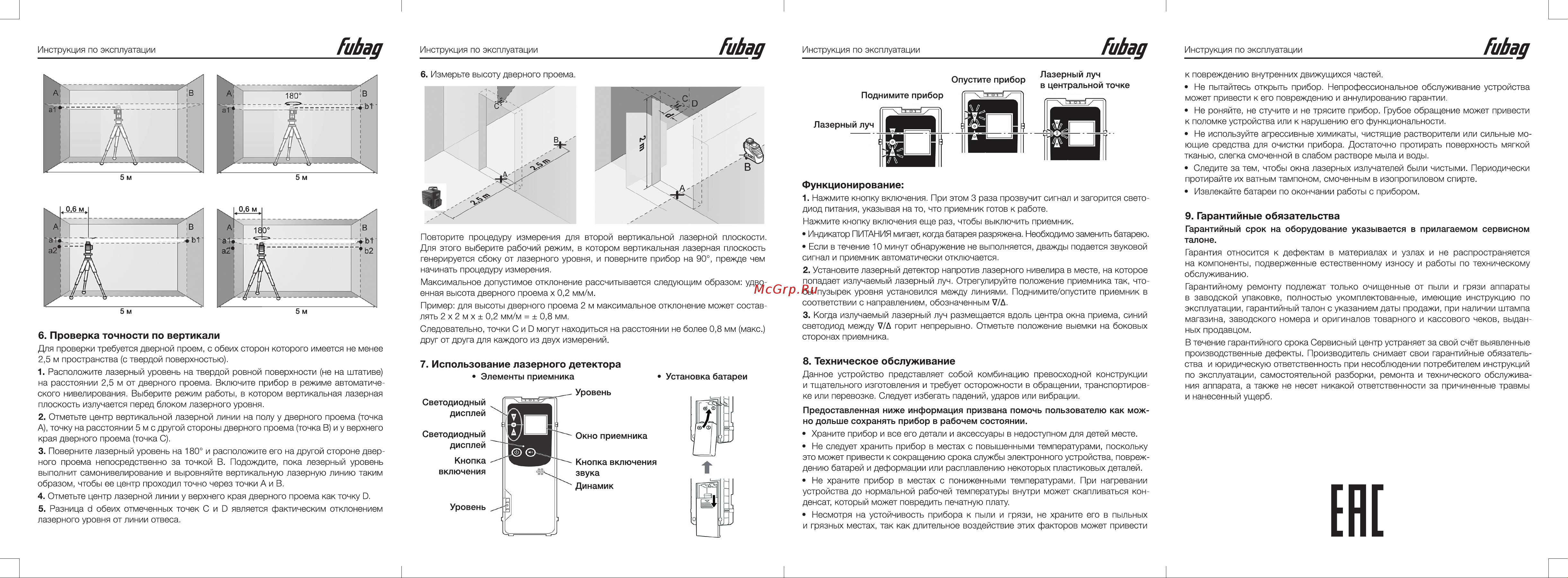 Fubag 3D Pyramid 30G V2x360H360 41197 Инструкция к товару онлайн [2/2] 818964