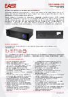 East монтаж в стойку 1500ВА EA2150 RM LCD Информационный листок