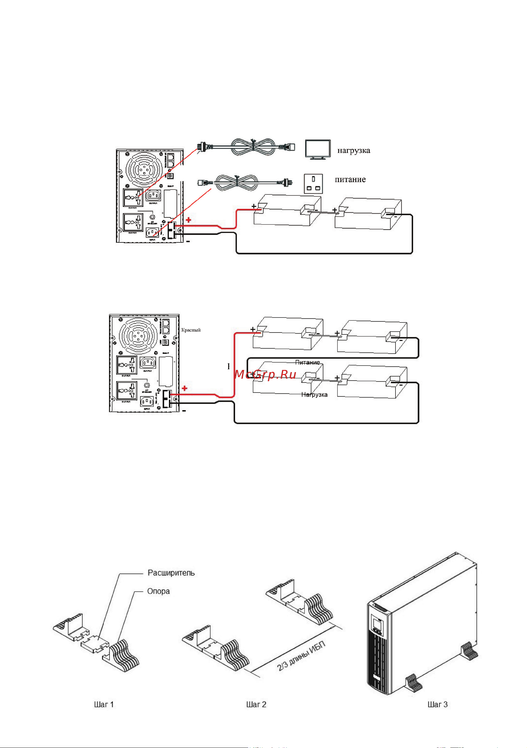 EKF E-Power PSW 600 2000 ВА/1600 Вт, напольный, без АКБ, с усиленным зарядным устройством PSW-620-T Инструкция к товару онлайн [8/18] 819365