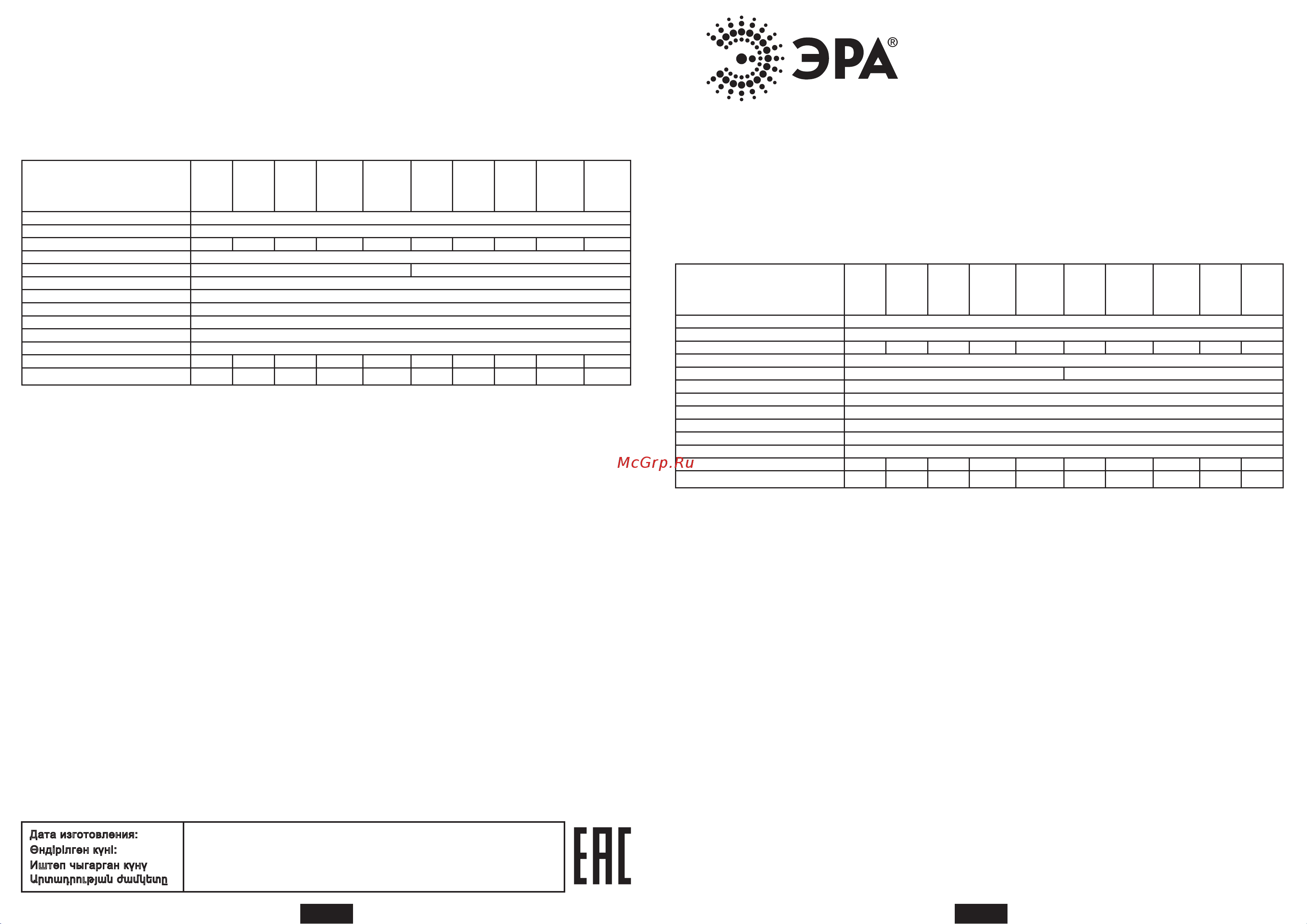 Era LLED-01-08W-4000-W Б0017425 Паспорт онлайн