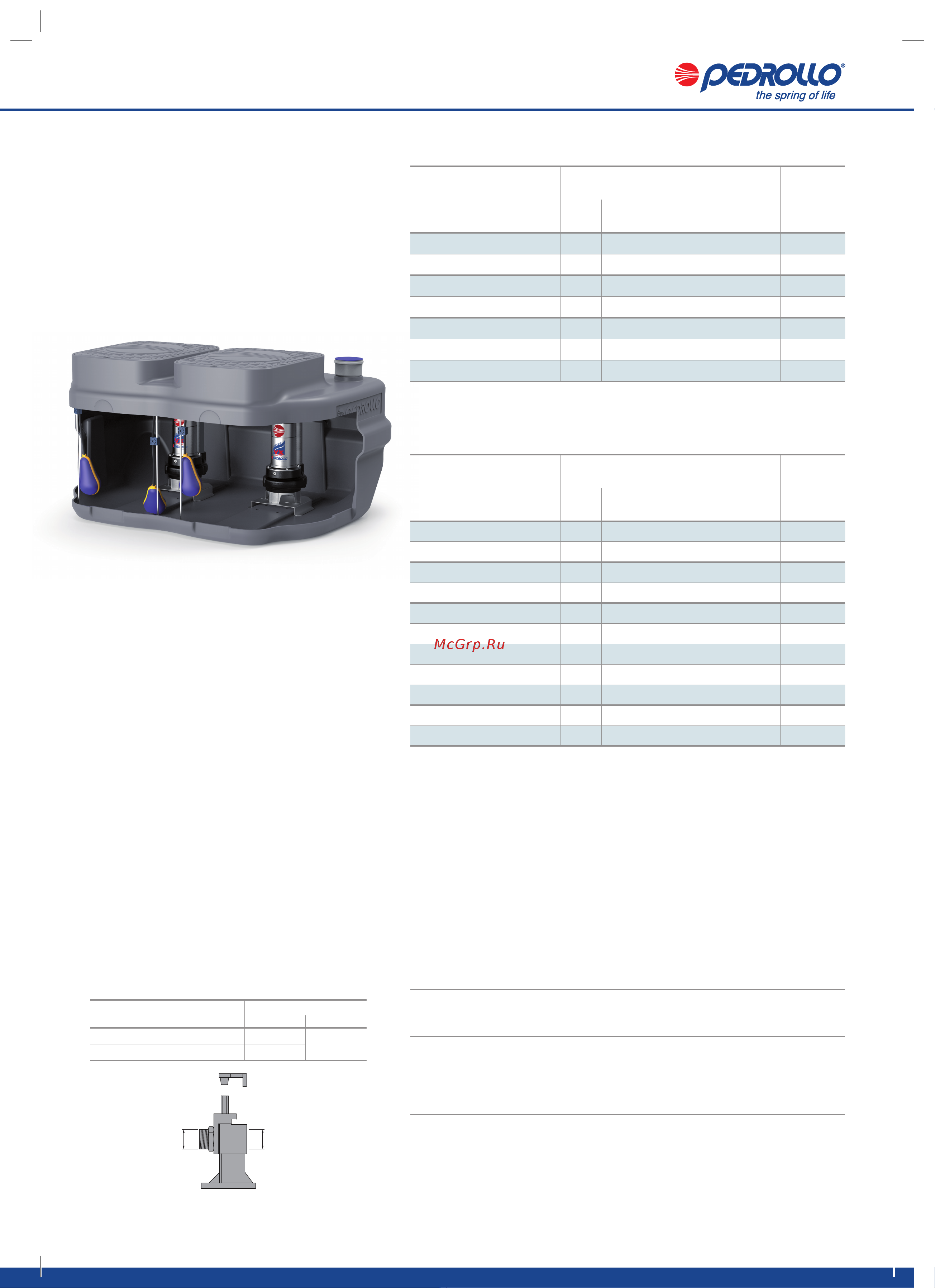 Pedrollo SAR 100 - RXm 2/20 KSF10TXV12A1U Инструкция к товару онлайн [6/8] 819465