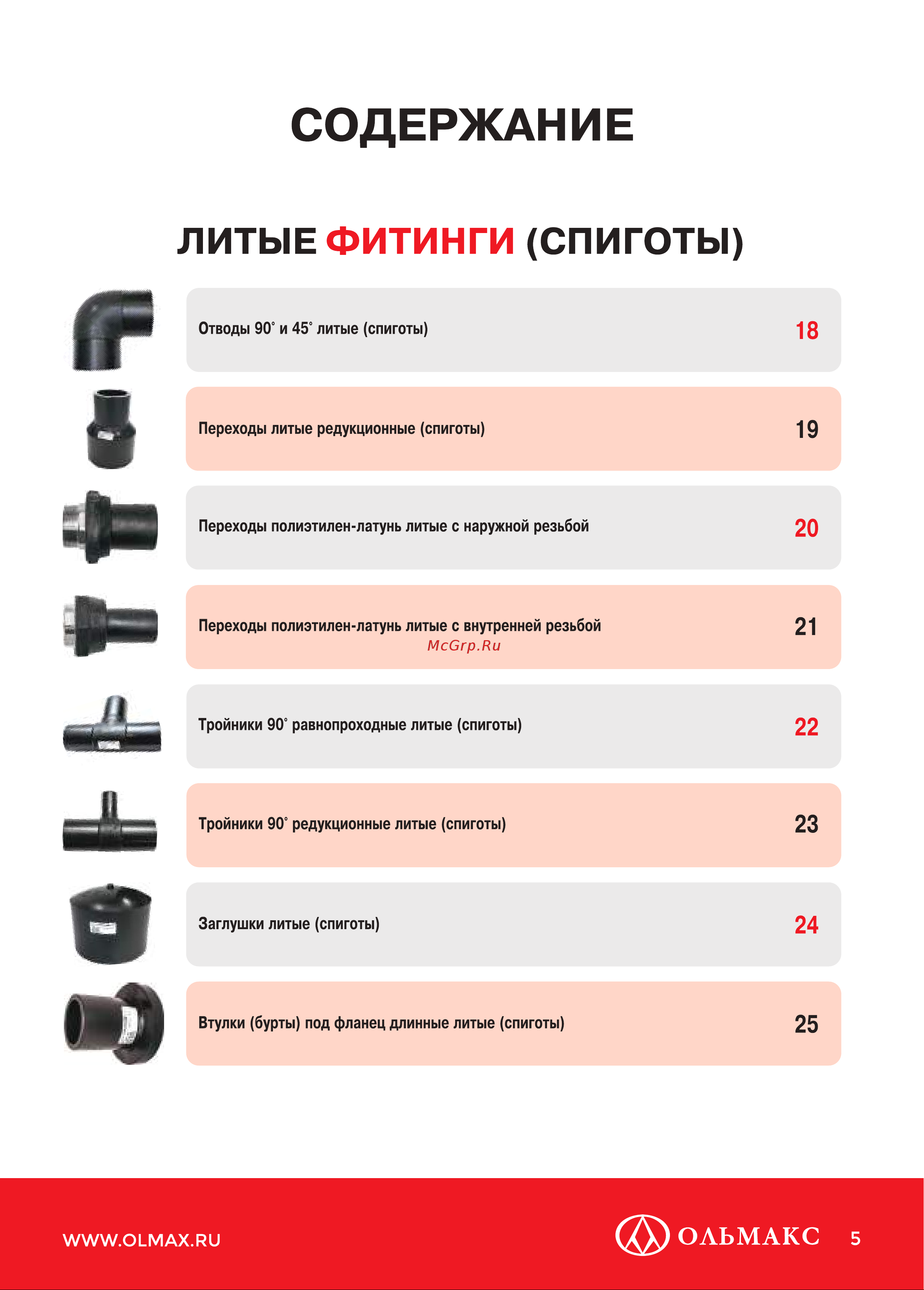OLFUSE 90 pn16 sdr11 pe100 d110, 771716110 Каталог онлайн [5/36] 819500