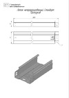 Промрукав Стандарт INOX (AISI 409) 400x80x3000 (1,0 мм) PR16.2402 Эскиз лоток неперфорированный