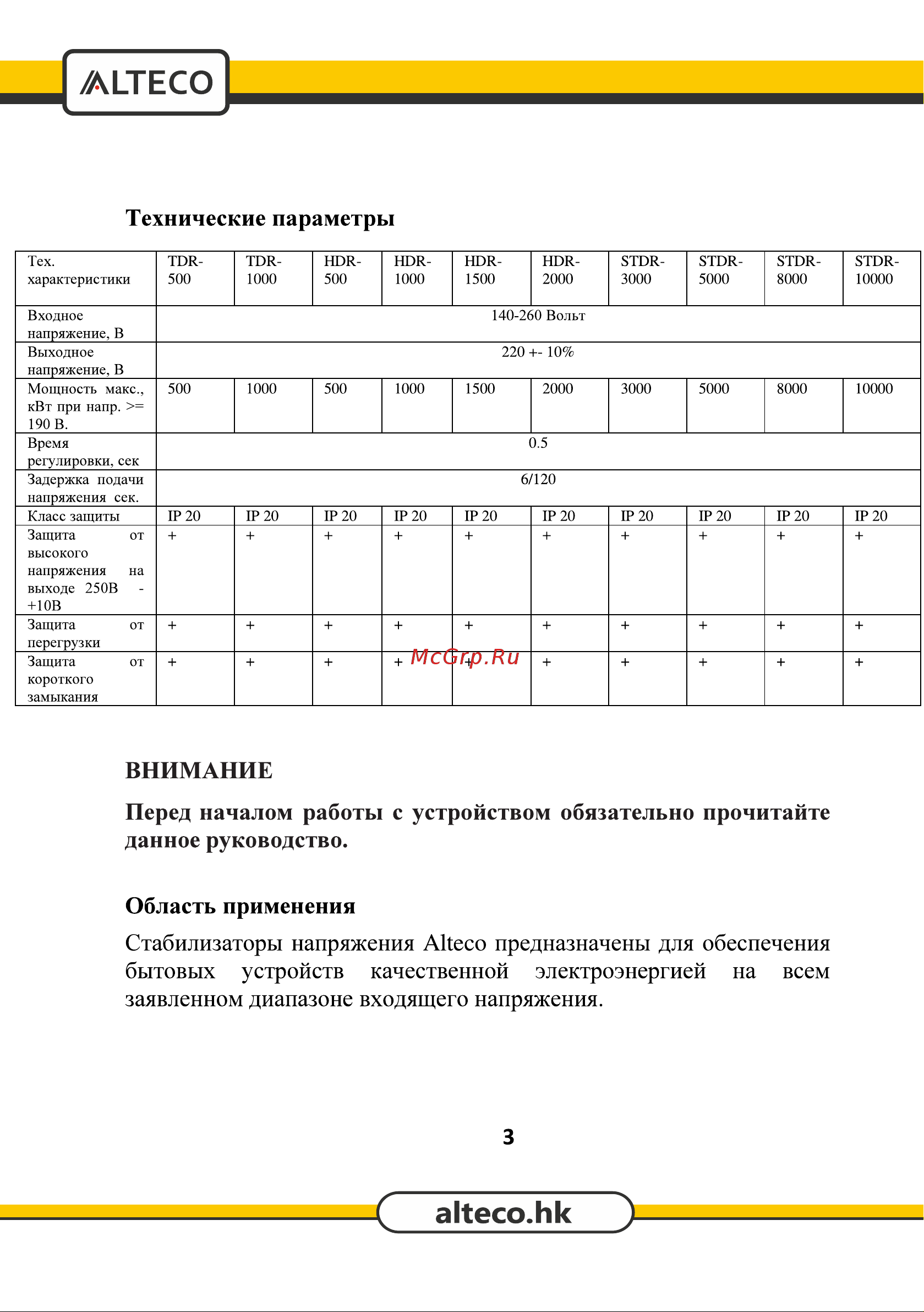 Alteco HDR 1000 49091 Инструкция онлайн [3/24] 820098