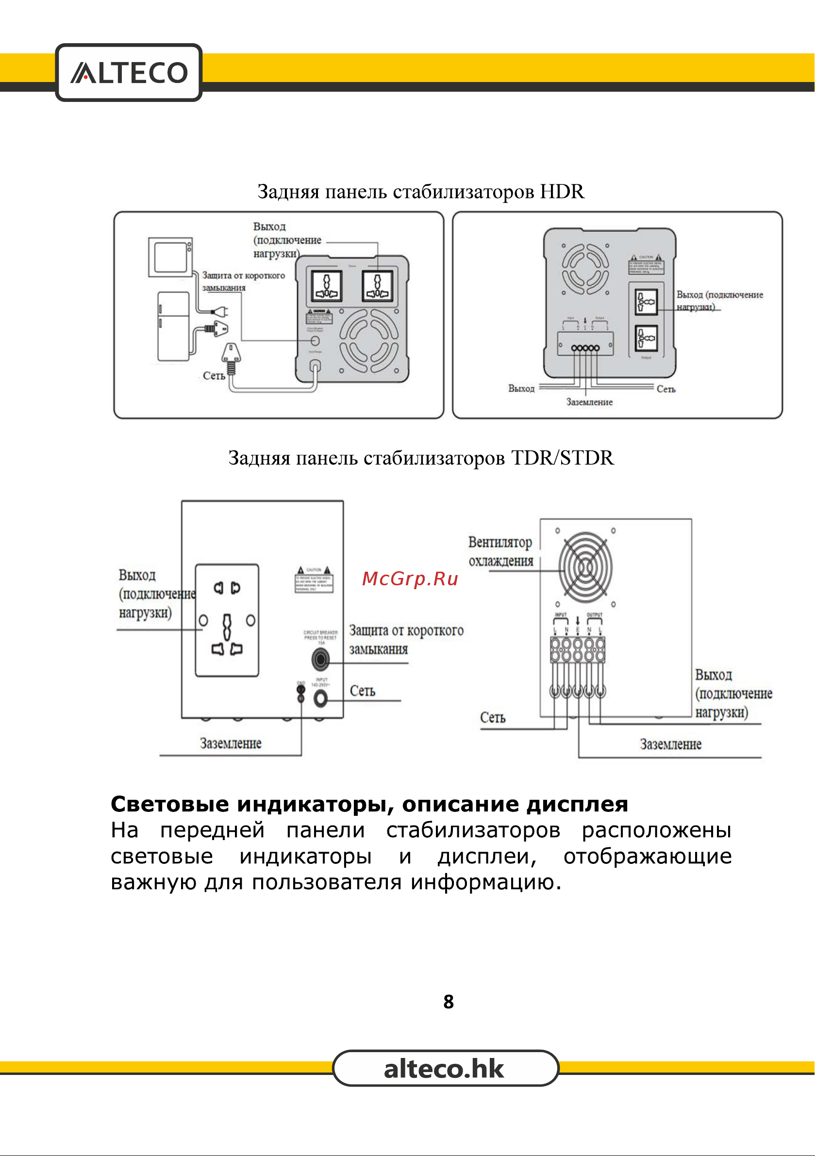 Alteco HDR 1000 49091 Инструкция онлайн [8/24] 820098
