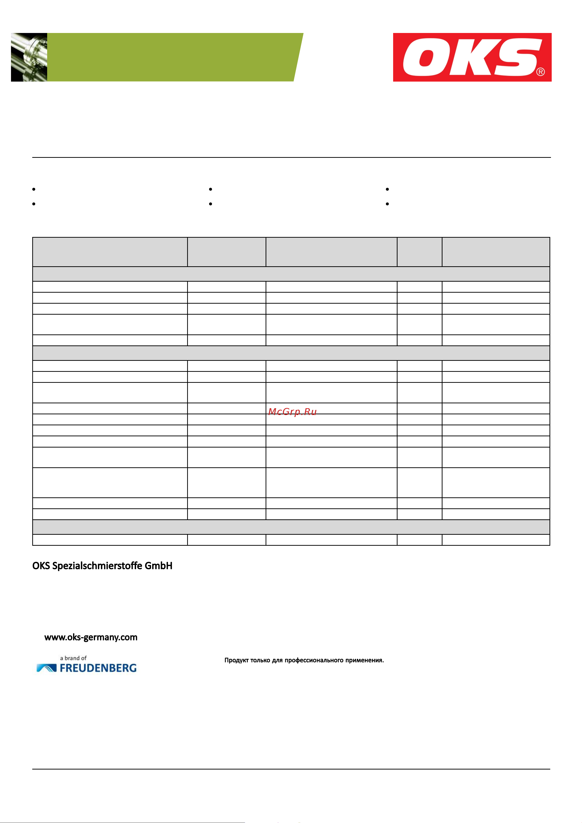 Oks 240 Банка, 1кг 269690 Техническое описание онлайн [2/2] 821100
