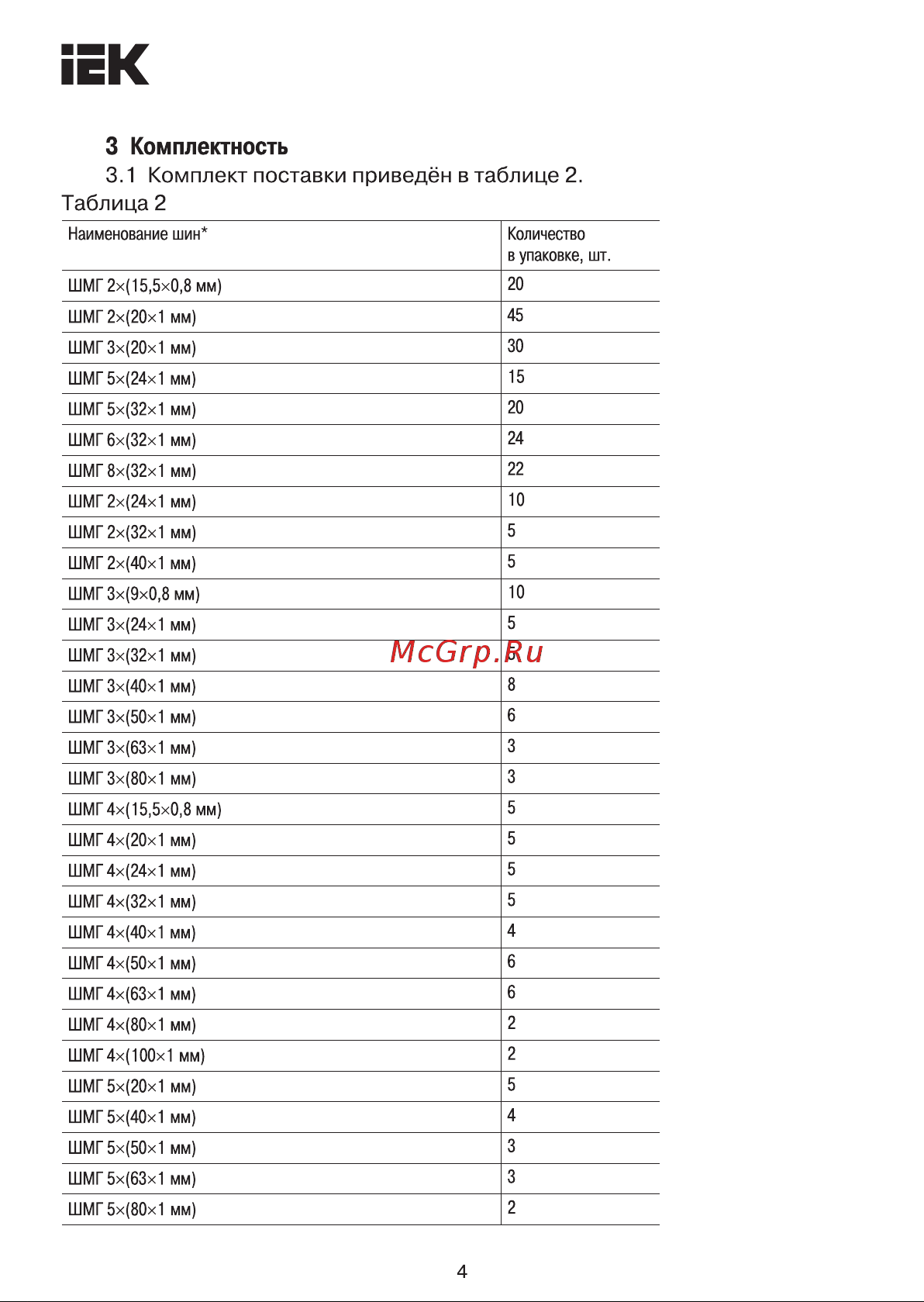 Iek , гибкая, изолированная, ШМГ 8x120x1мм, 2м YBF10-08-120-01 Инструкция к товару онлайн [4/7] 821108