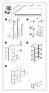 AR SHELVING Rivet Stabil L 180x120x45 см, цвет серый, 4 полки ХДФ TR18S402KHGDD8TCI0 Инструкция по сборке