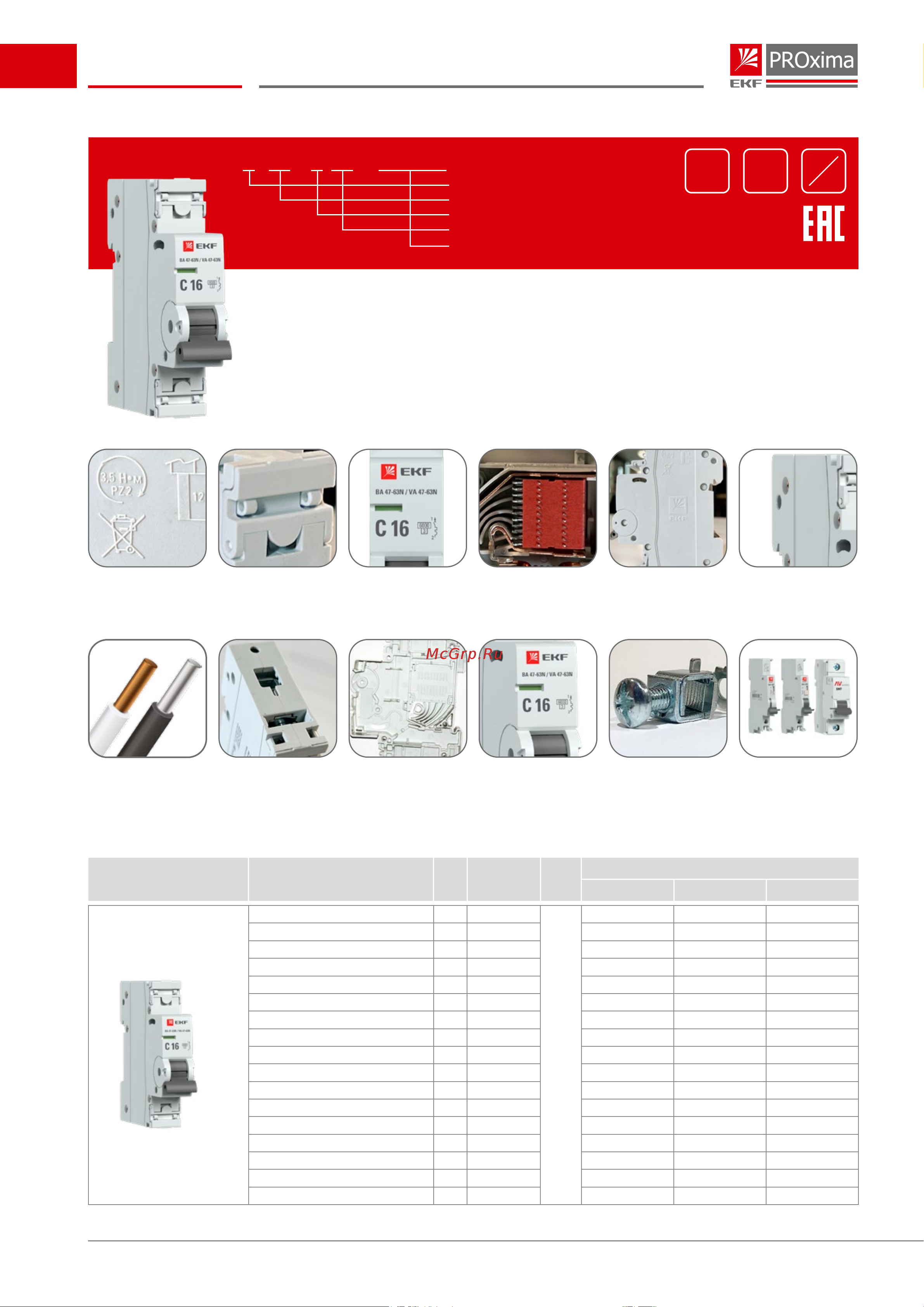 EKF 4P 25А (C) 6кА ВА 47-63N PROxima M636425C Инструкция к товару онлайн