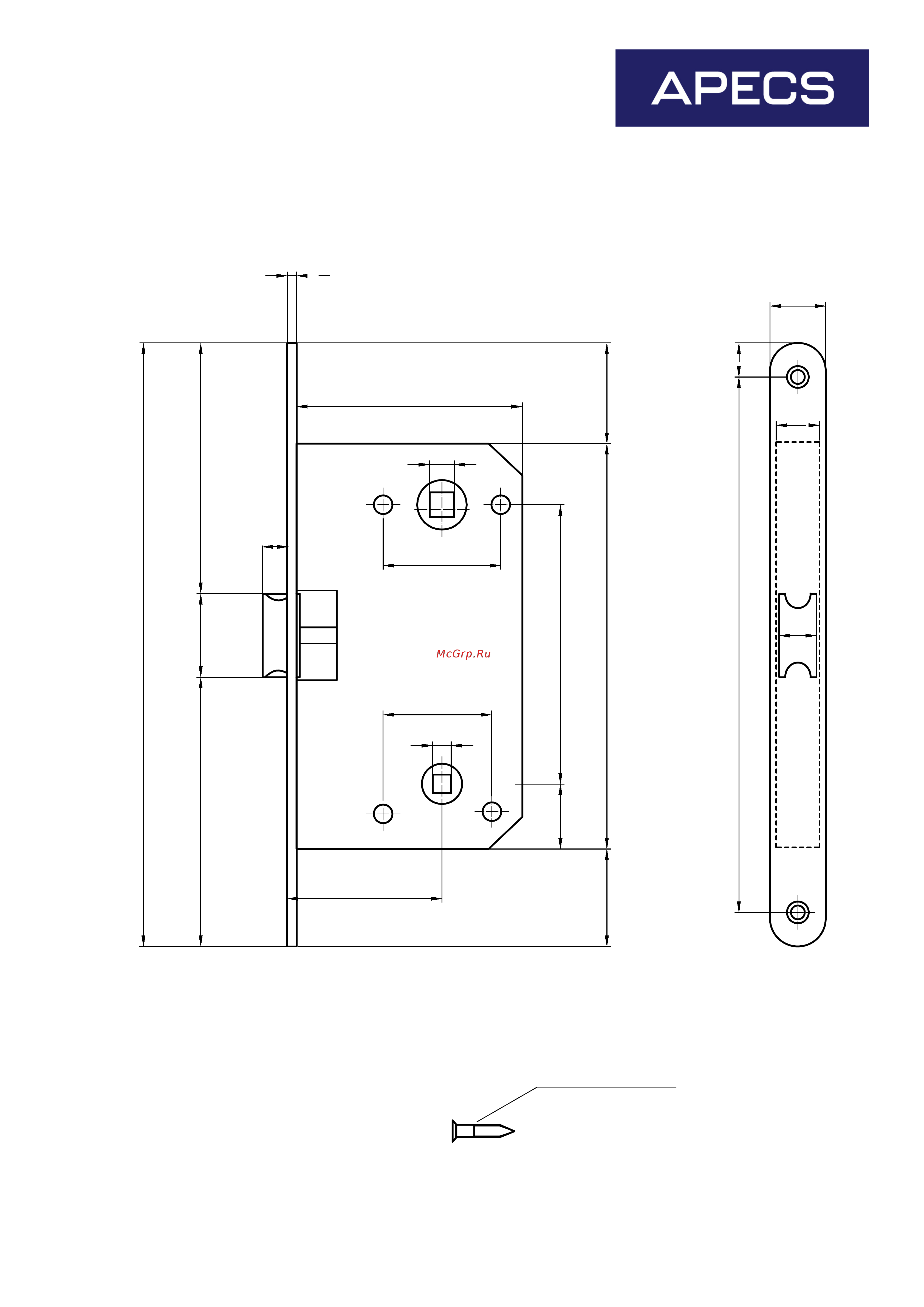 Apecs 5300-WC-CR 11347 чертеж онлайн
