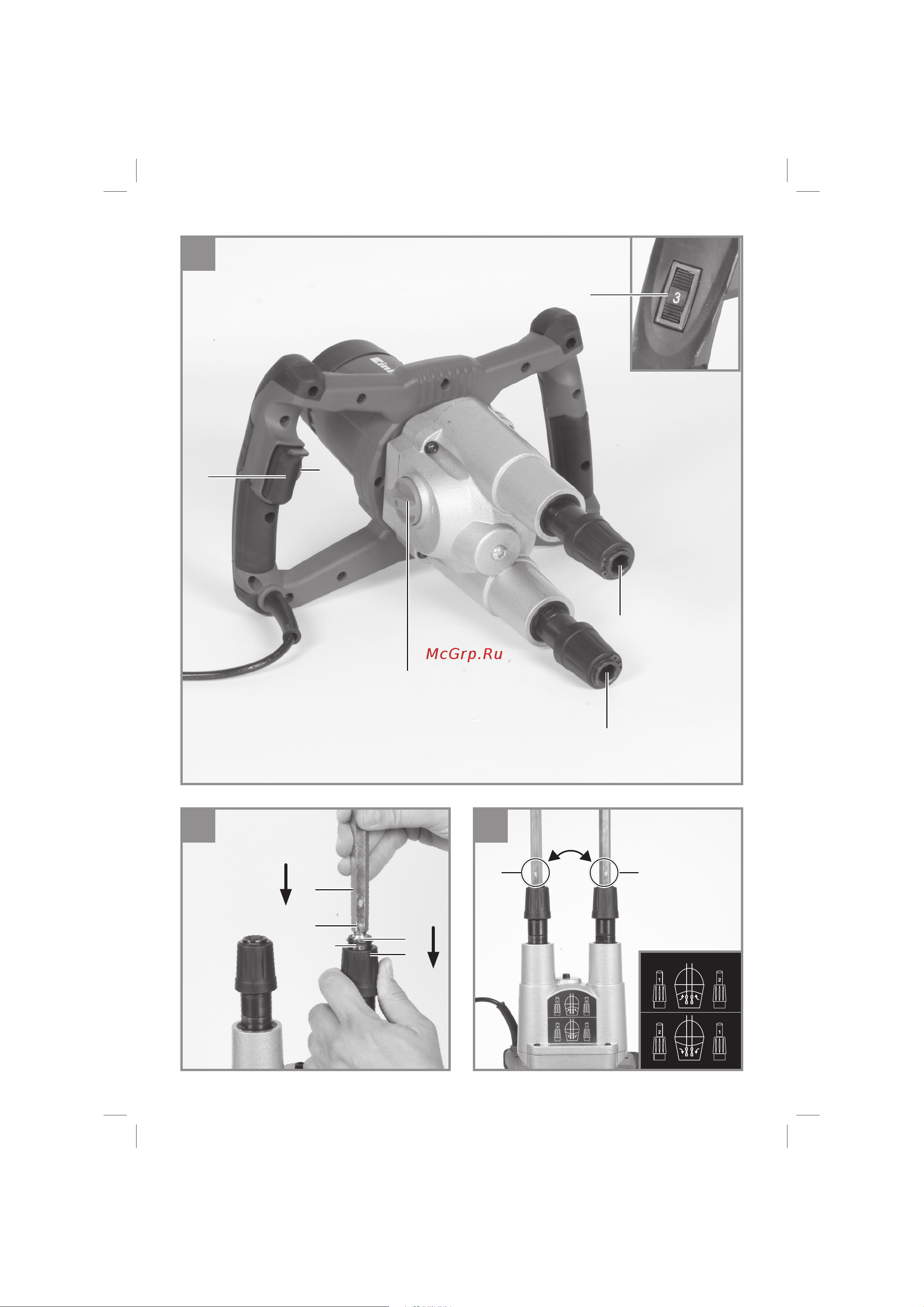 Einhell TE-MX 1600-2 CE Twin HEX 4258561 Инструкция к товару онлайн [2/130] 821830