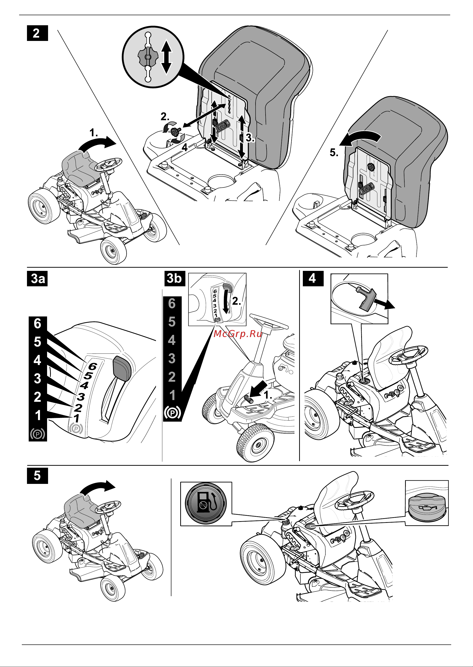 MTD Minirider 76 SDE 13B726JD600 Инструкция к MTD Minirider 76 SDE 13B726JD600 онлайн [4/15] 821968