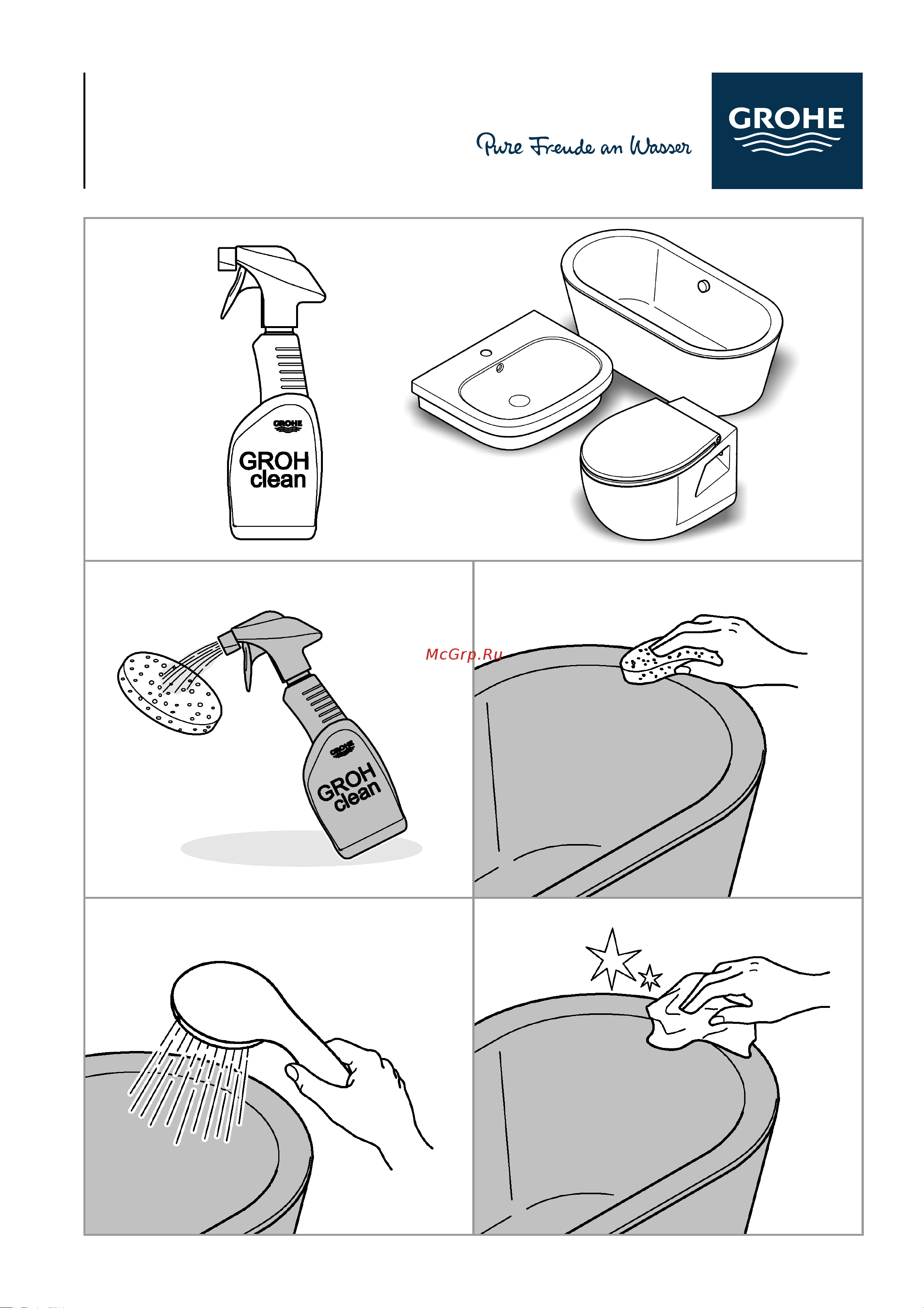Grohe Bau Ceramic 39432000 Инструкция к Grohe Euro Ceramic 3932400H онлайн