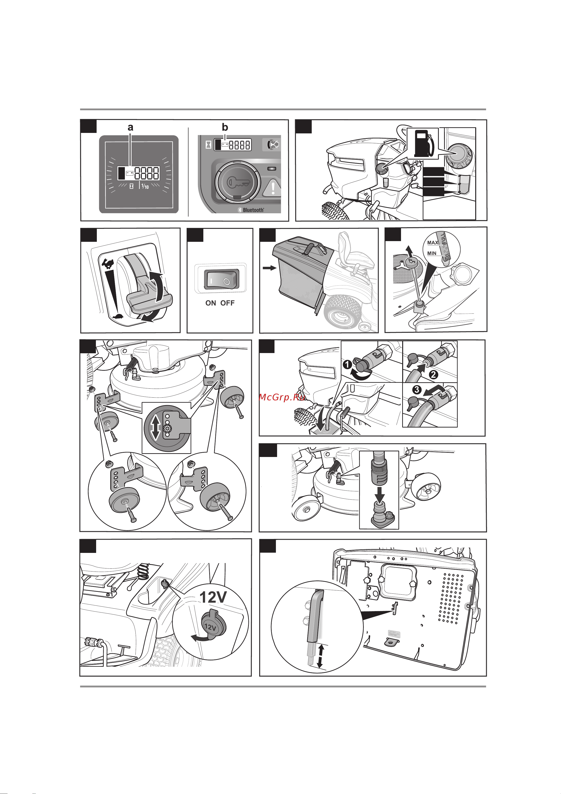 Cub Cadet XT1 OS107 13A8A1CS603 Инструкция к Cub Cadet XT1 OR106 13B8A1CR603 онлайн [5/27] 851063