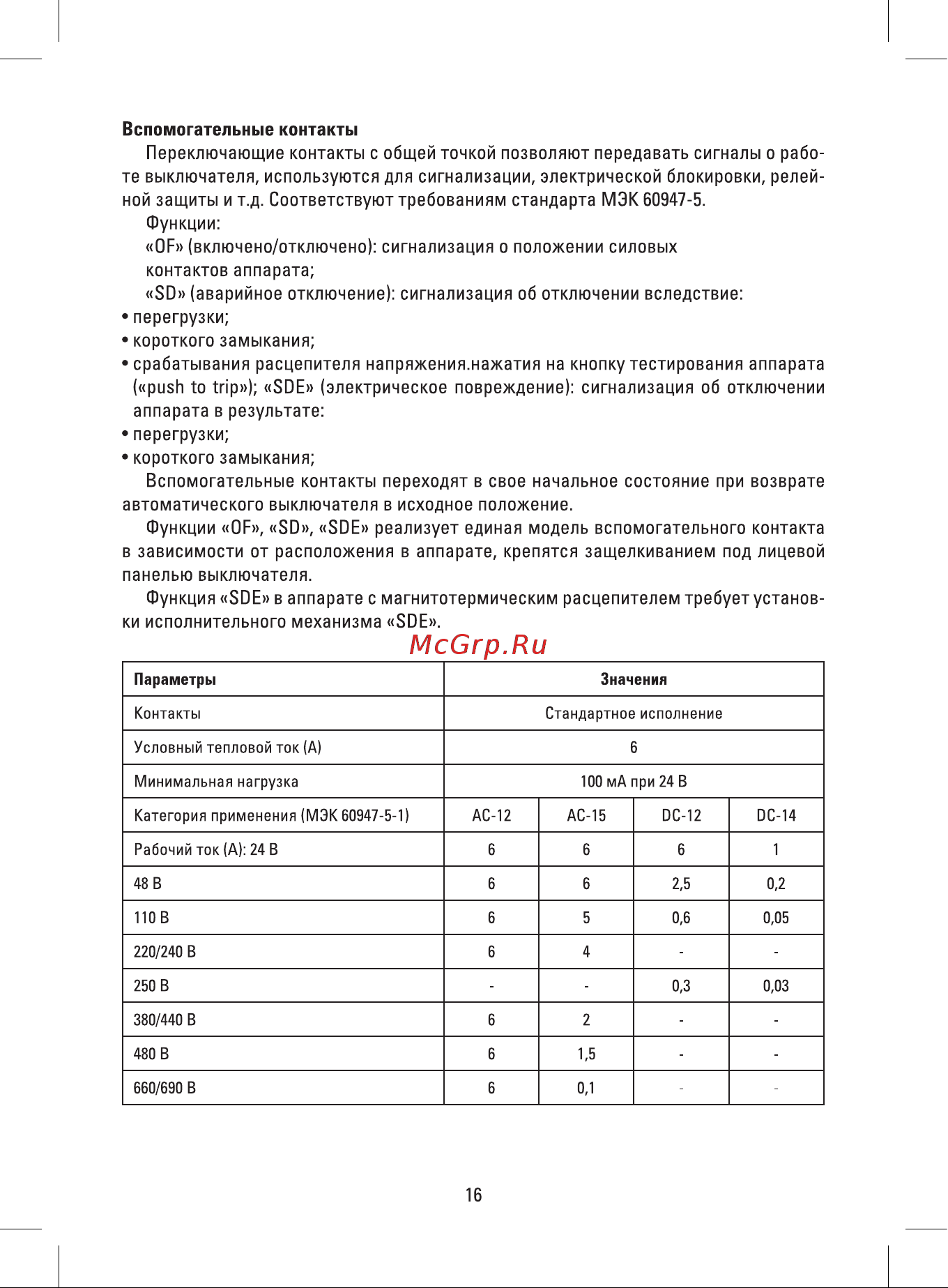 EKF к ВА-99С (Compact NS) CD/2-1250 PROxima mccb99c-a-24 Инструкция к товару онлайн [16/20] 865823