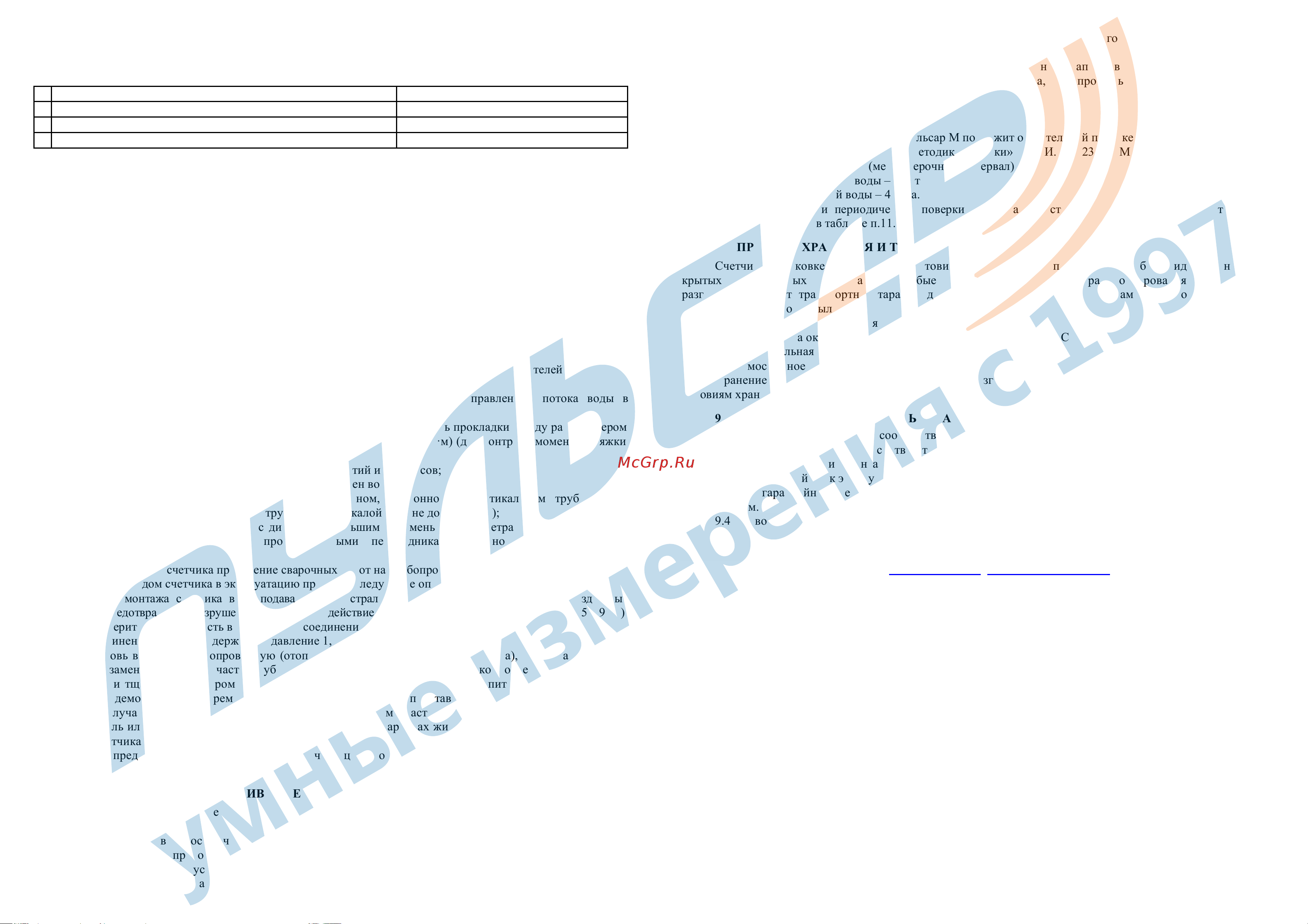 Pulsar многоструйный М Ду25; Qn=3,5м3/час; L=260мм (присоед.) Н00003476 Инструкция по эксплуатации онлайн [2/2] 841034