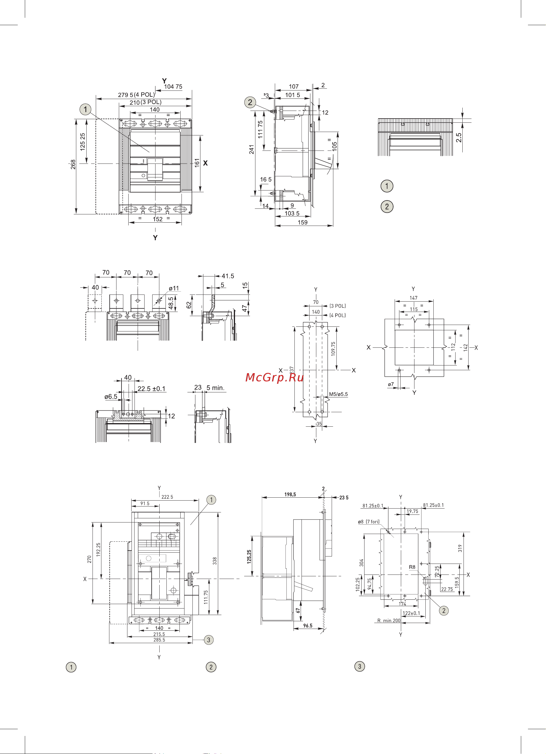 EKF ВА-99, 400/315А 4P 35кА PROxima SQmccb99-400-315-4P Инструкция к товару онлайн [13/28] 822268