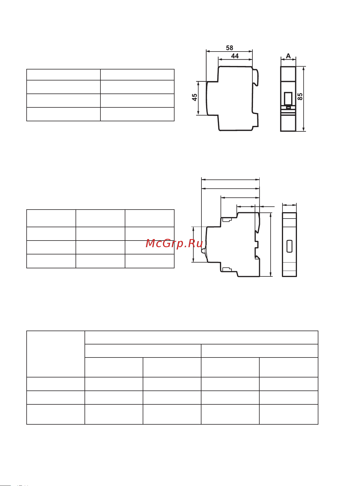 EKF КМ 63А 2NО+2NC (3 модуля) PROxima km-3-63-22 Паспорт онлайн [5/8] 822579
